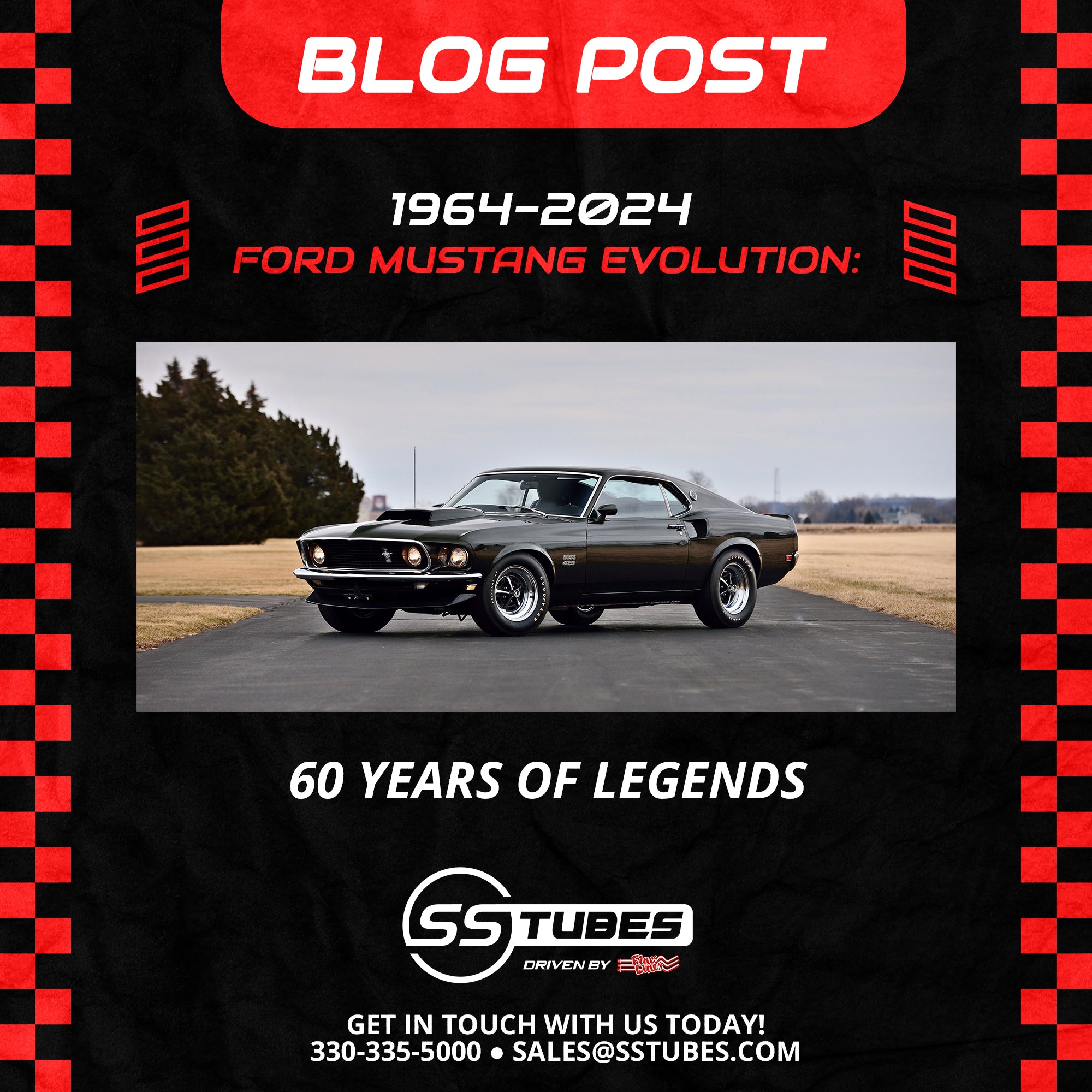 1964-2024 Ford Mustang Evolution