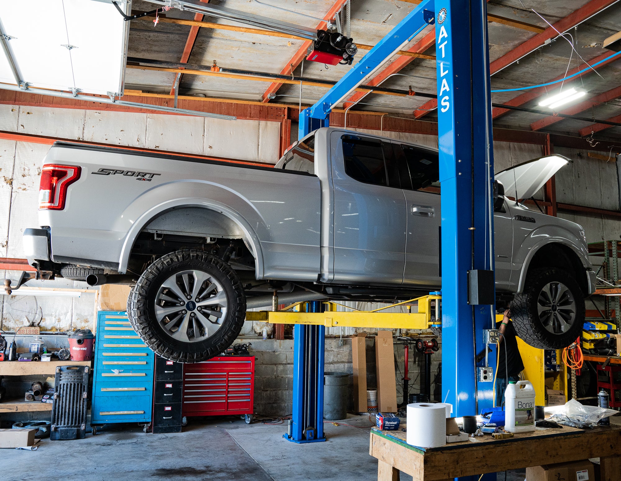 Our 2015 Ford F-150 Got All New Prebent Stainless Steel Brake Lines