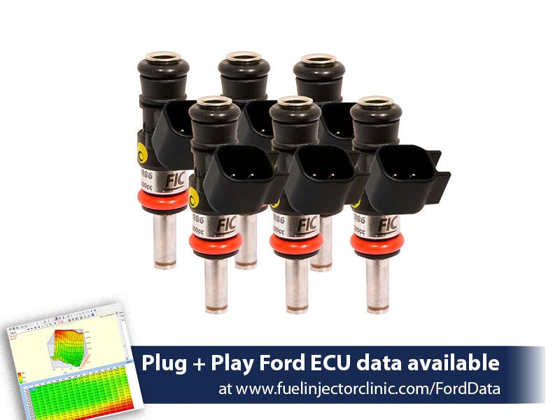 1440cc (140 lbs/hr at 43.5 PSI fuel pressure) FIC Fuel Injector Clinic Injector Set for Ford Raptor (2010-2014) Injector Sets - SSTubes