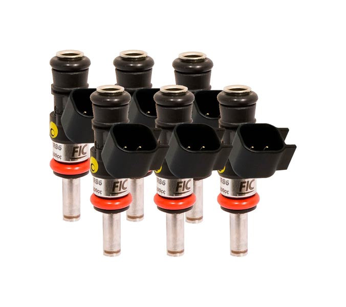 1440cc (160 lbs/hr at OE 58 PSI fuel pressure) FIC Fuel Injector Clinic Injector Set for Jeep 3.6L V6 engines (High-Z) - SSTubes