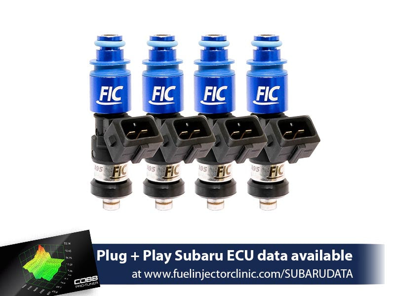 1650cc FIC Subaru WRX('02-'14)/STi ('07+) Fuel Injector Clinic Injector Set (High-Z) - SSTubes