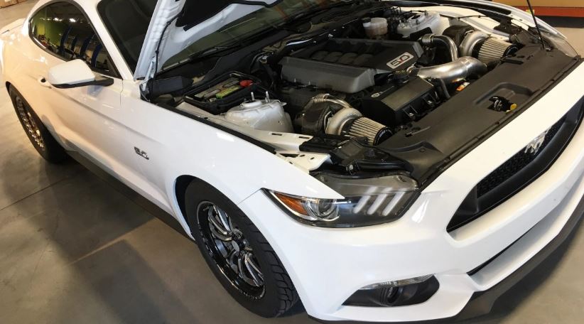 (2015-2017) Mustang GT 5.0 Top Mount Twin Turbo System - S550 - SSTubes