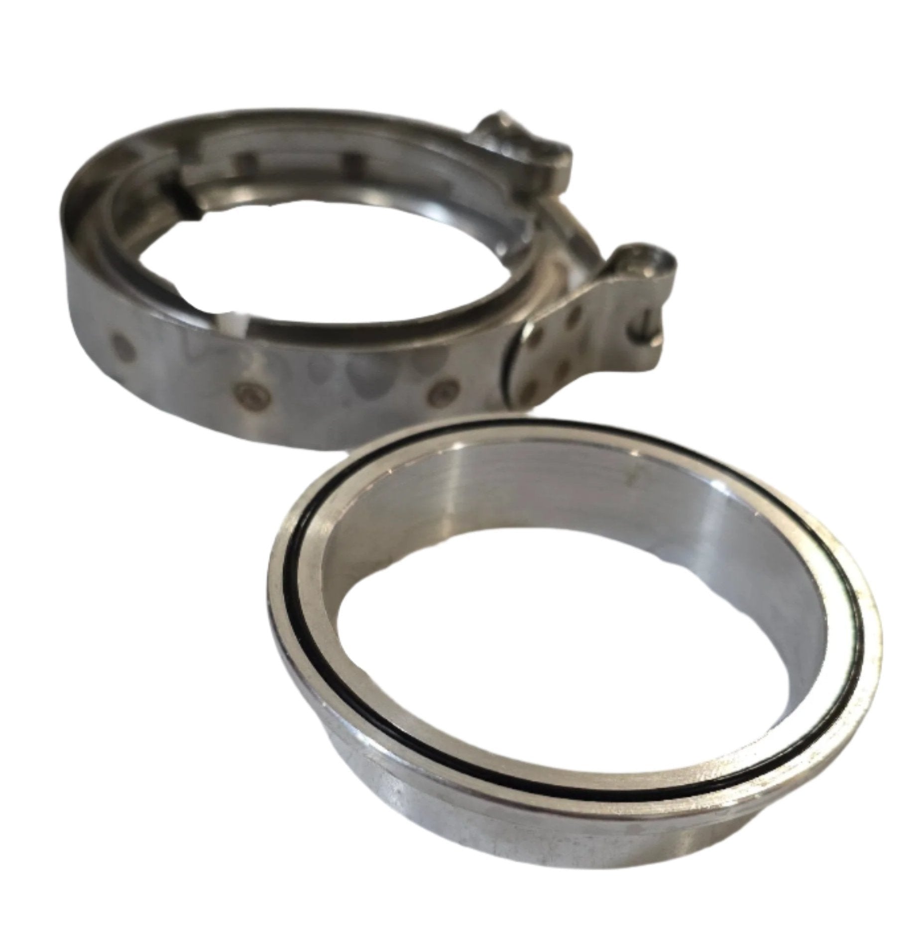 S400 80mm or 86mm T6 Turbo Compressor Housing Outlet Flange / Clamp Kit - SSTubes