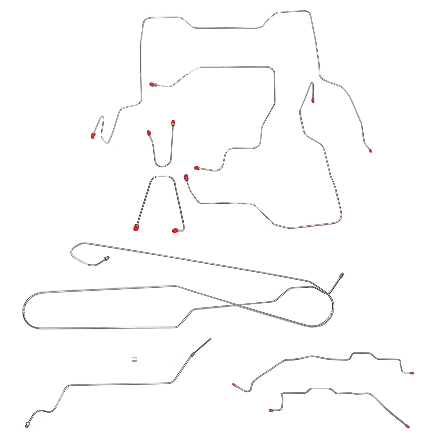 CBK0083OM- 95-00 GM K2500/ K3500, Ext Cab/Short Bed; Complete Brake Line Kit; Steel - SSTubes