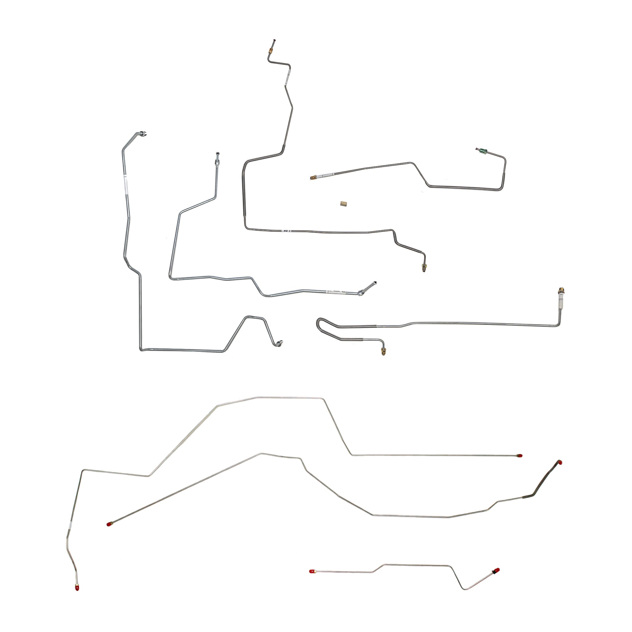 97-99 Malibu, Olds Alero, With ABS; Complete brake line kit. Stainless - SSTubes