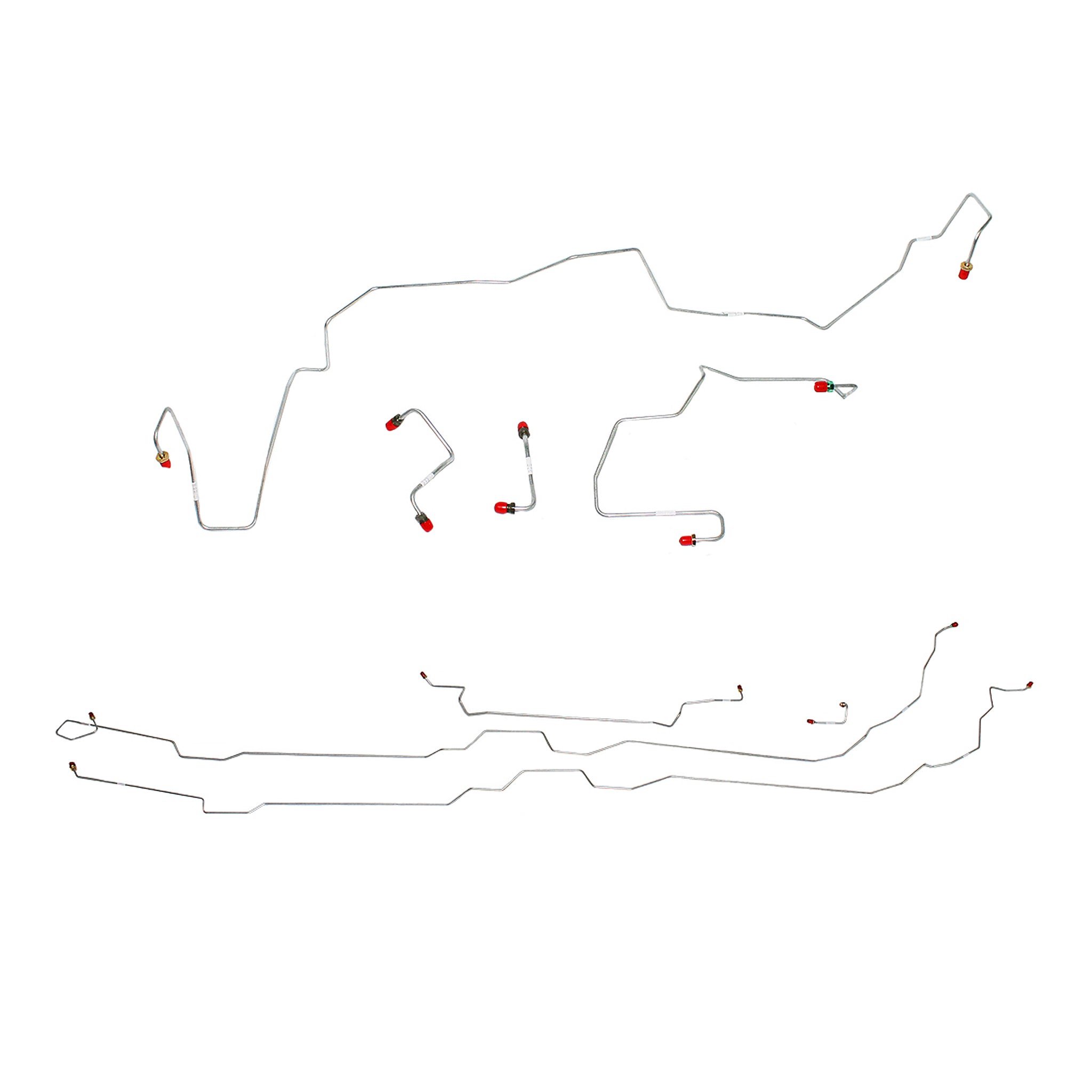 2005-09 Chevy Equinox, 4WD, All-Wheel ABS, Complete Brake Line Kit, Steel - SSTubes