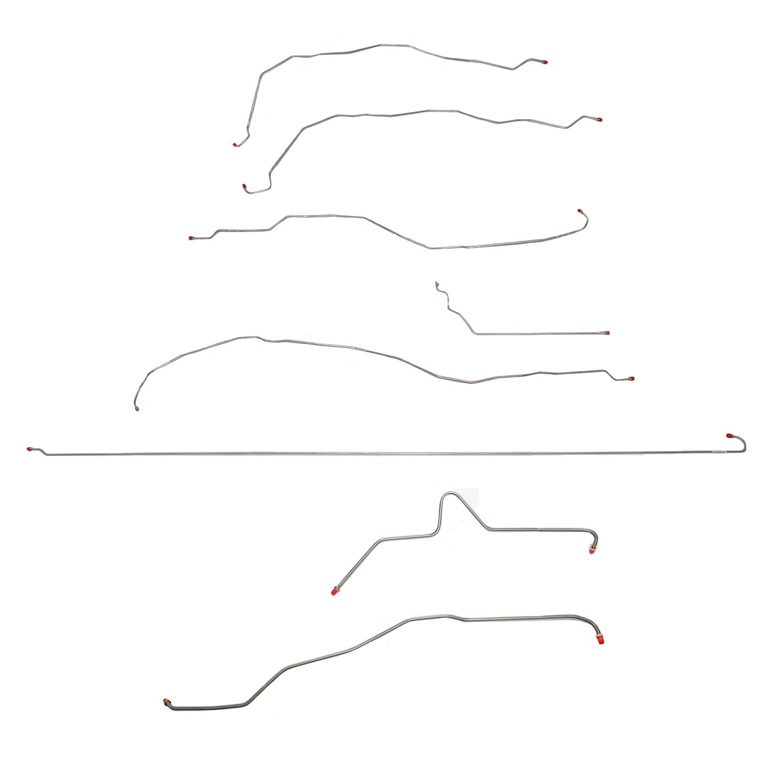 Complete Brake Line Kit For 01-07 GM 2500HD, 6.0 V8, Ext Cab/Long Bed