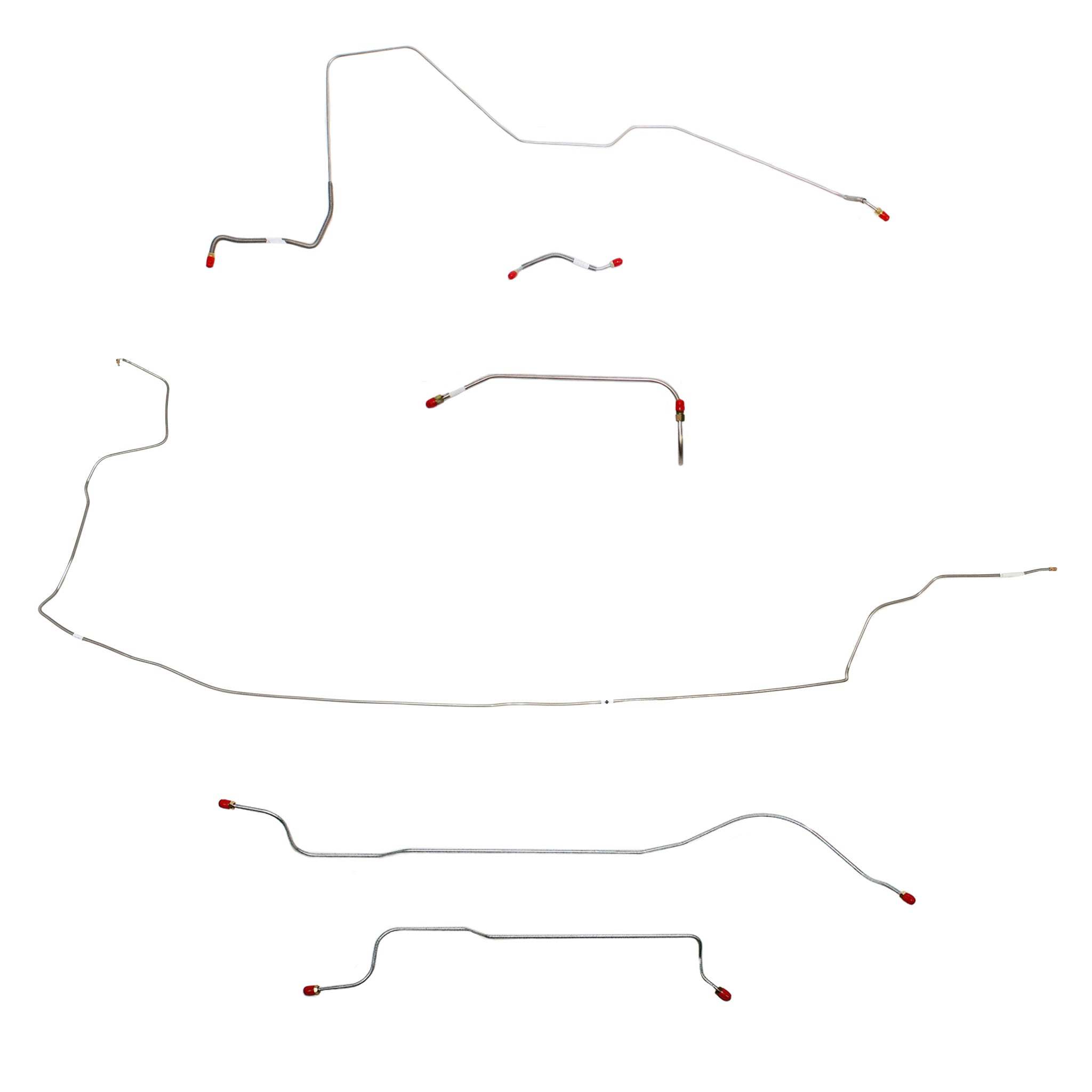 1964 MOPAR B-body w/ 426 Max Wedge; Complete Brake Line Kit; Stainless - SSTubes