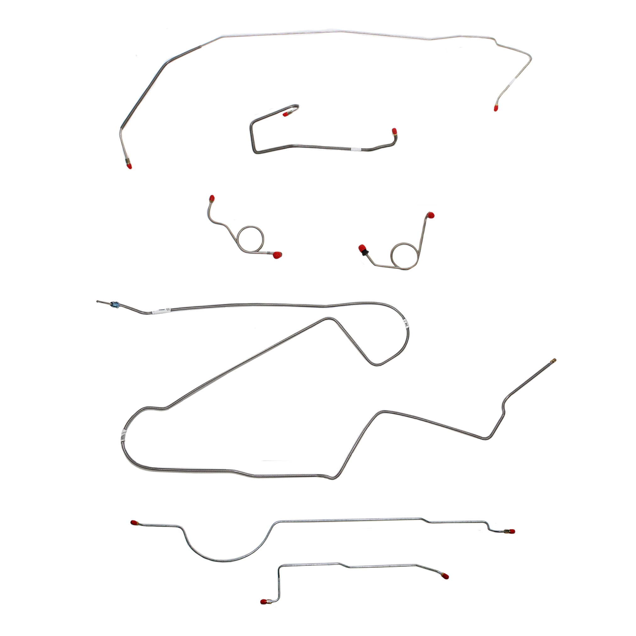 1972 MOPAR B-body w/ Power Disc; Complete Brake Line Kit; Steel - SSTubes