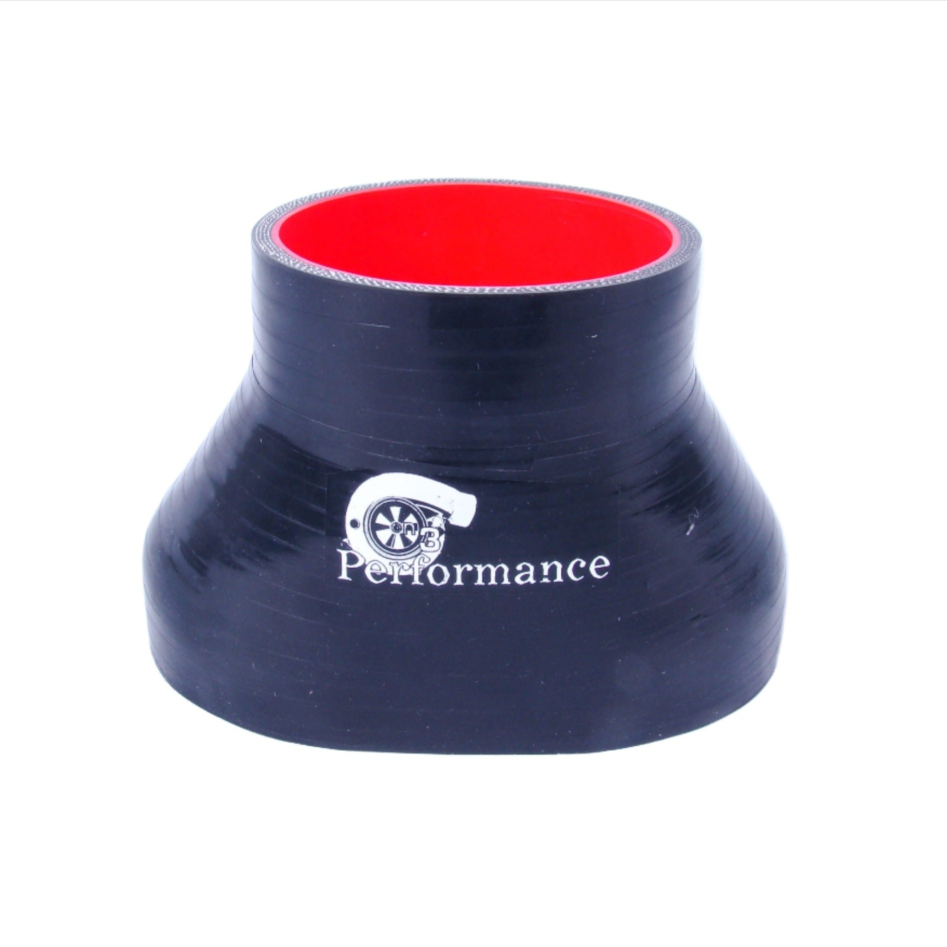 On 3 Performance 3" To Oval Mustang Throttle Body 5 Ply Silicone Coupler (3v &4v) - SSTubes