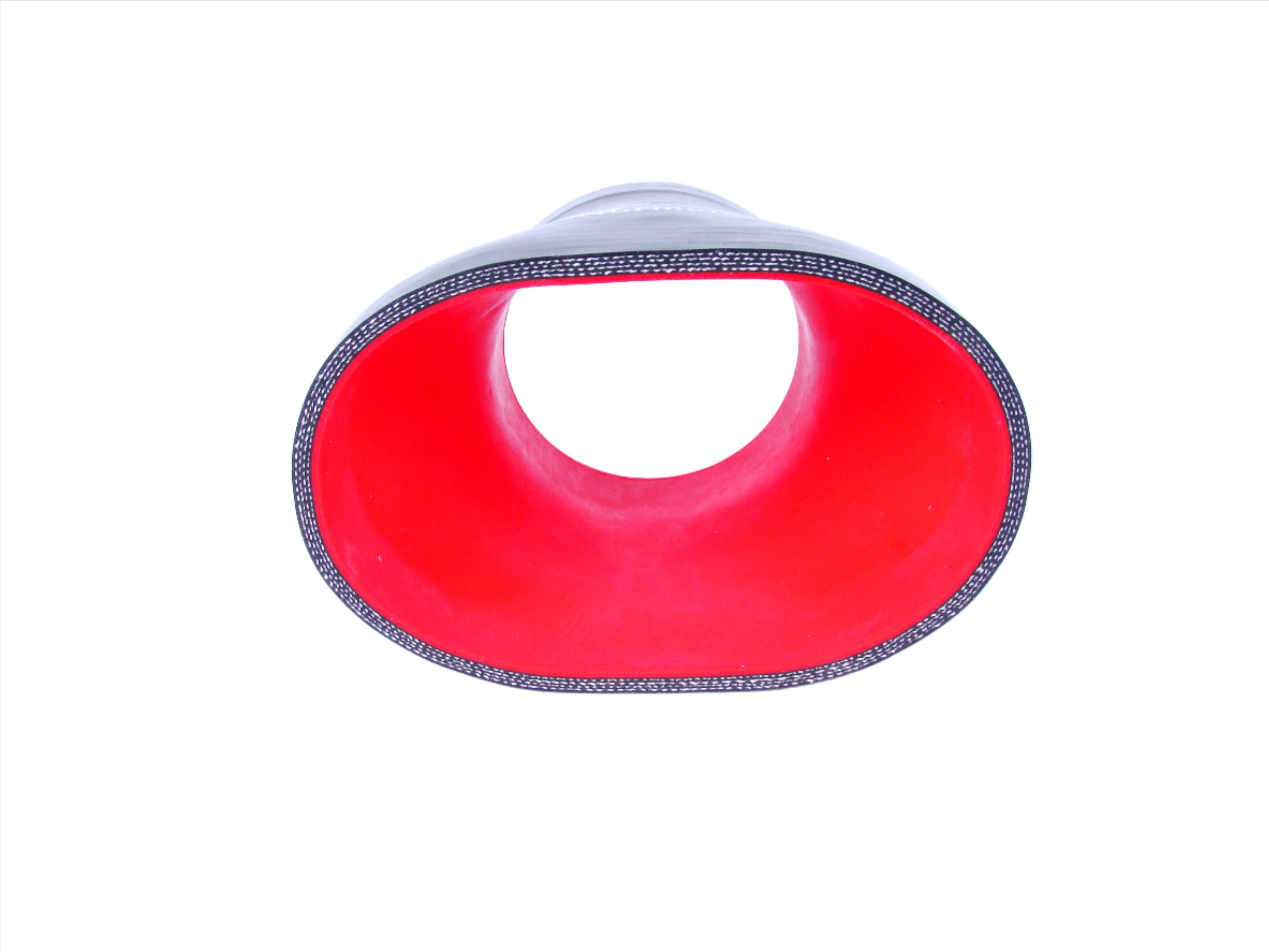 On 3 Performance 3" To Oval Mustang Throttle Body 5 Ply Silicone Coupler (3v &4v) - SSTubes