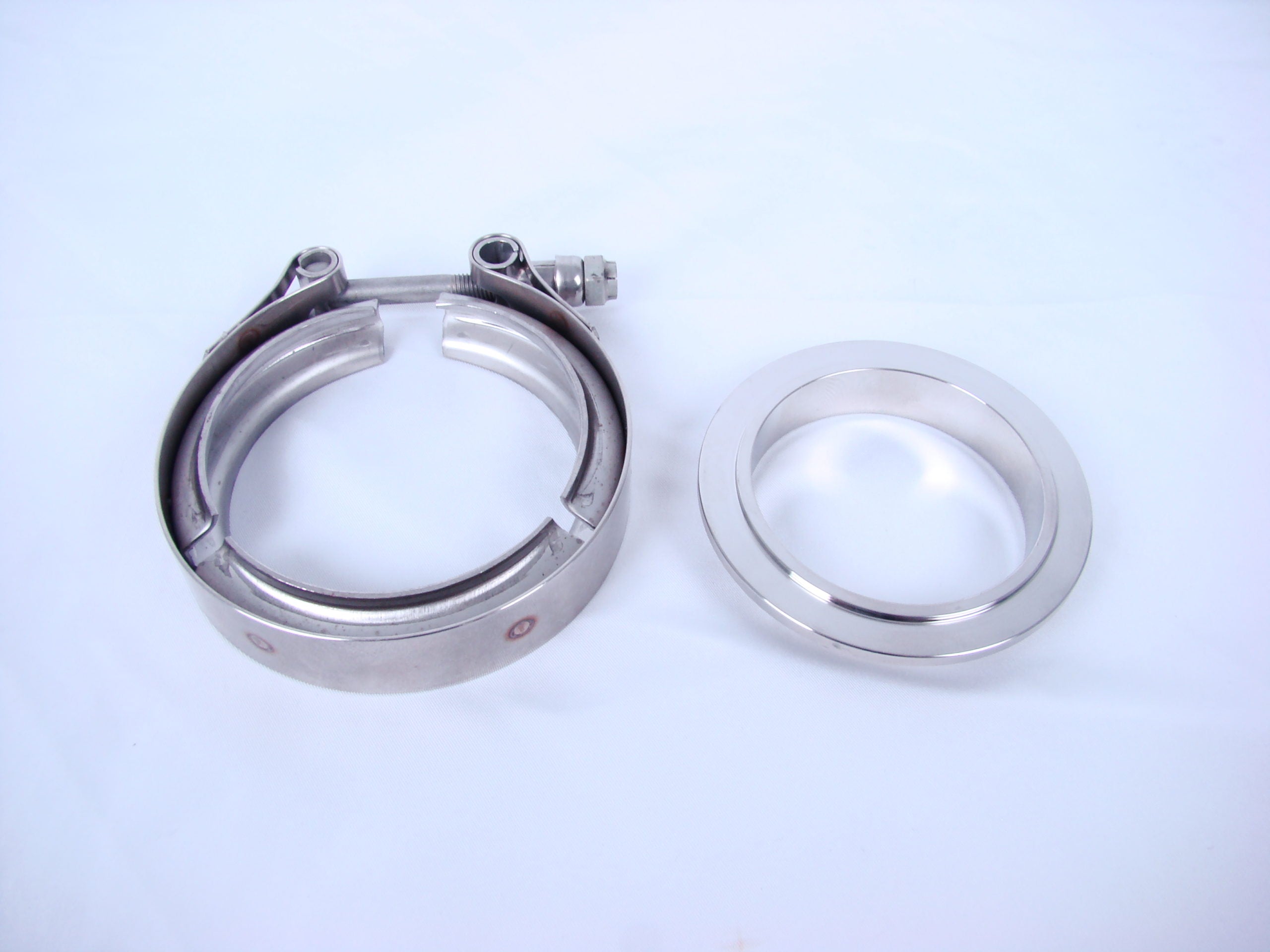 T3 V-Band Exhaust Housing Inlet Flange / Clamp Kit - SSTubes