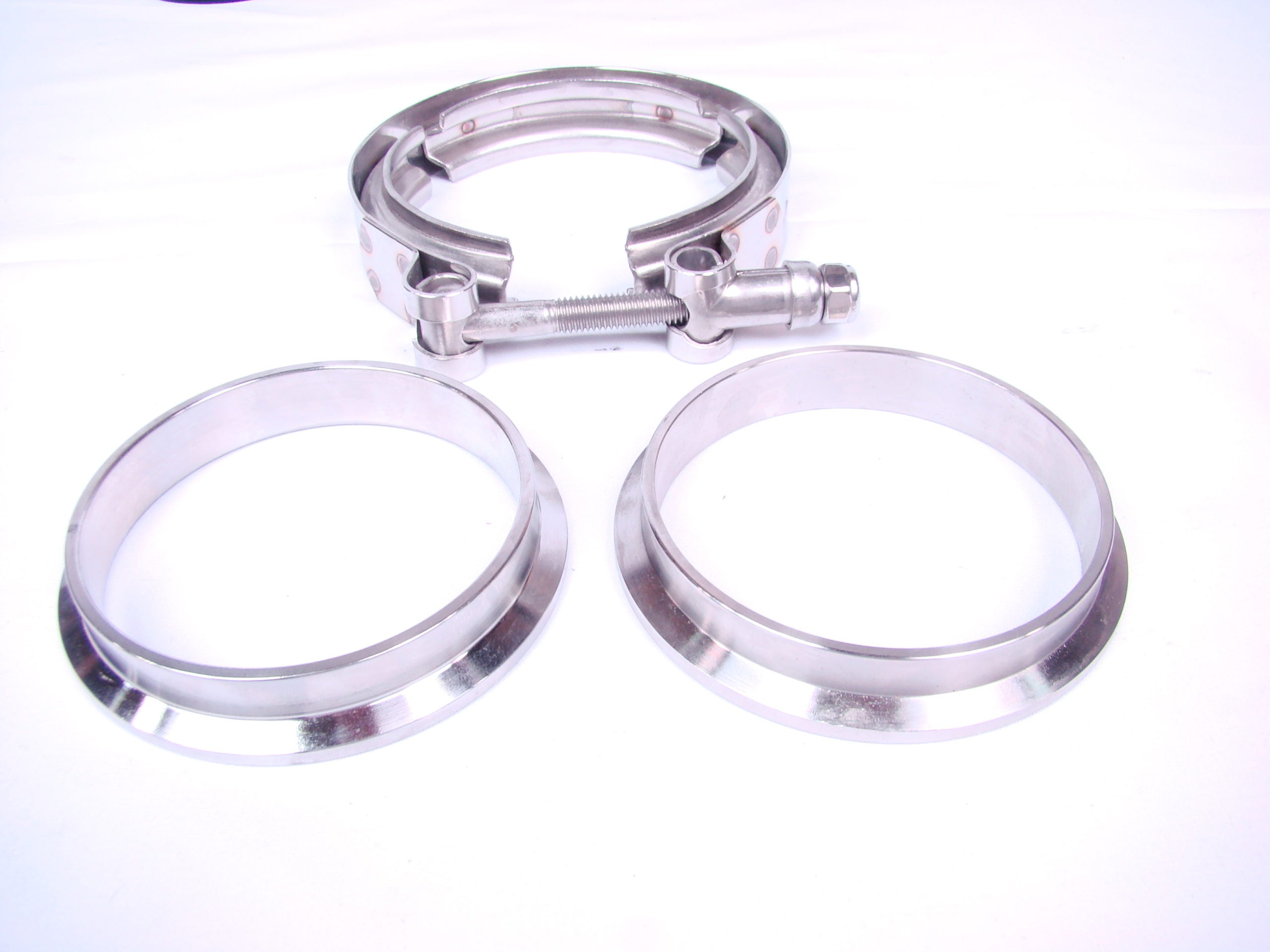 3.0" V-Band Flange / SS Clamp Kit - SSTubes