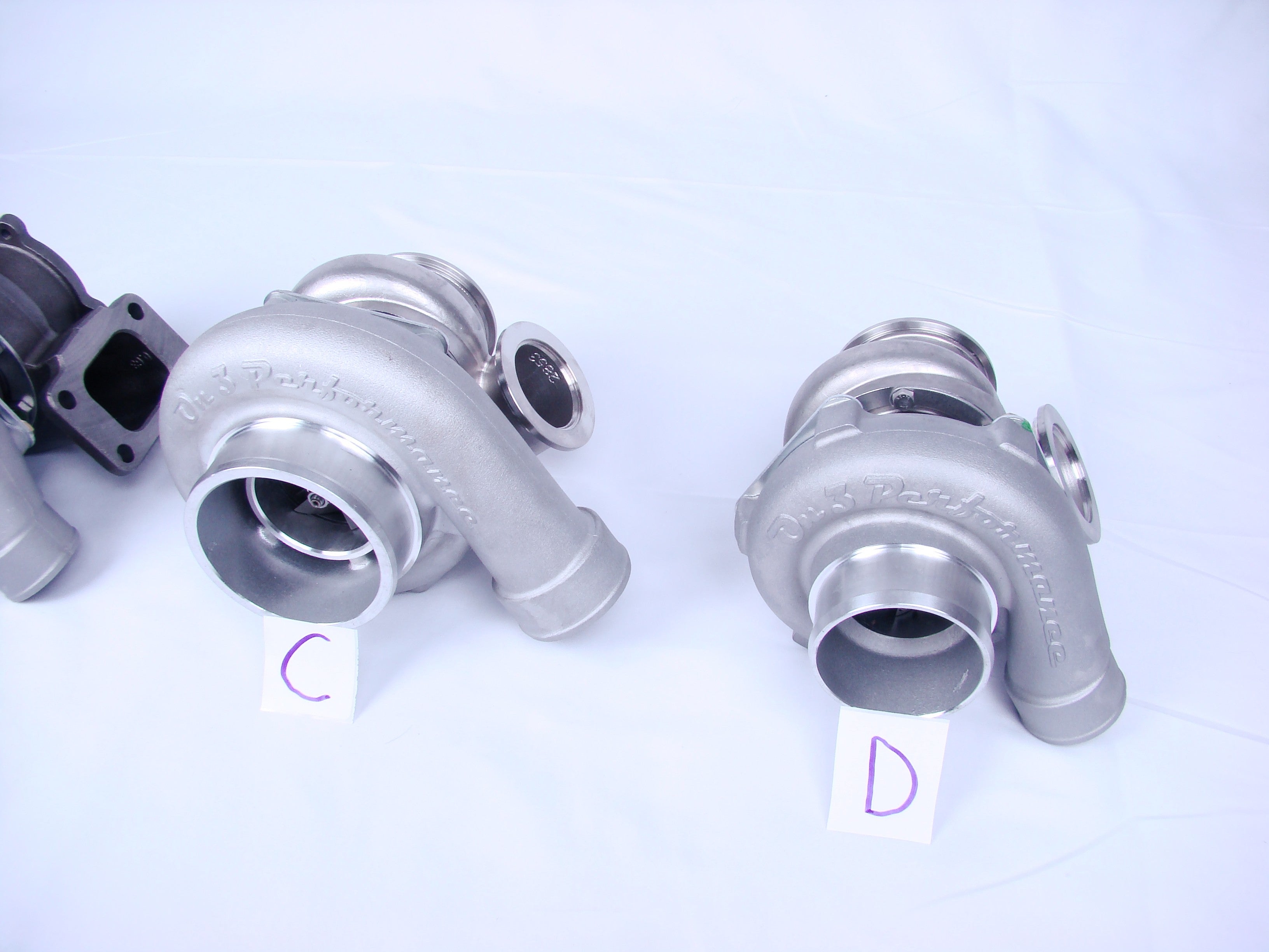 GT35 Dual Ball Bearing 61mm Turbocharger GT3582 **BLUE OR RED COMPRESSOR WHEEL** - SSTubes