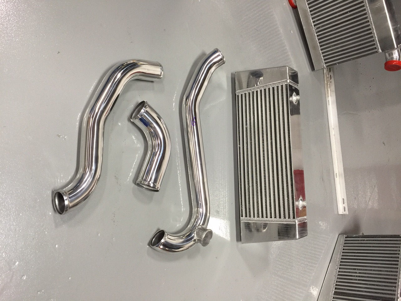 2015-2017 Mustang Eco-Boost Intercooler Upgrade w/ Giant 4" Cold Air Induction - SSTubes