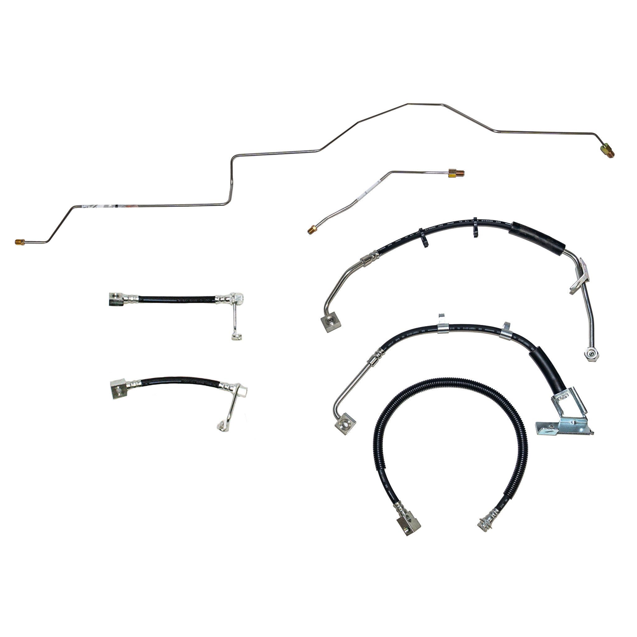 HSK0062OM- 02-05 Ram 1500 AWABS Complete Brake Hose Kit; Rubber - SSTubes
