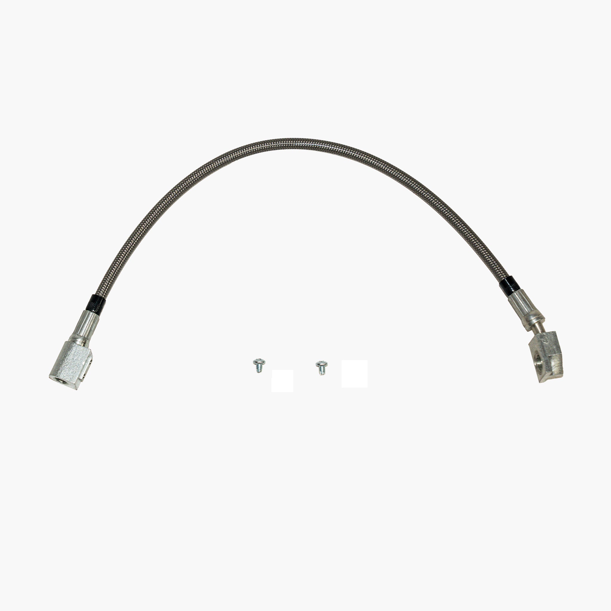 71-73 Mustang 71-73 Cougar Disc Brakes Right-Front Brake Hose; Stainless - SSTubes