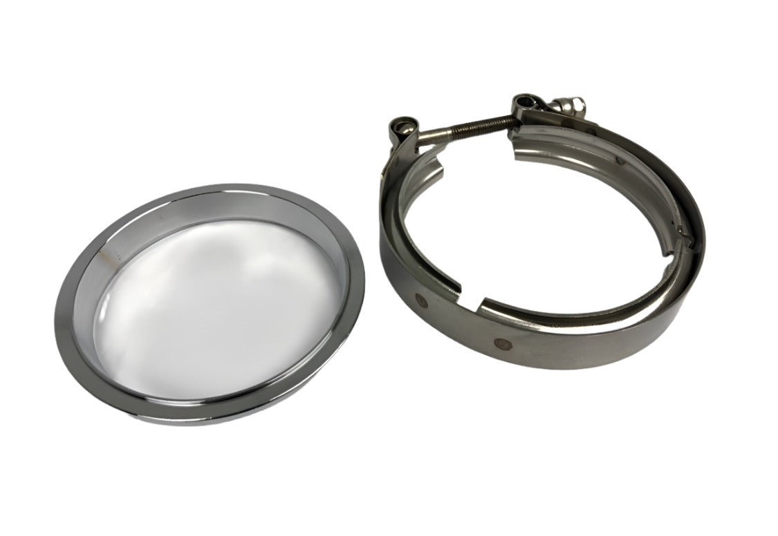 Pro-Mod Turbo Exhaust Housing Outlet Flange / Clamp Kit - SSTubes
