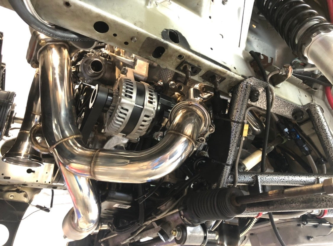(1987-2004) Mustang Coyote Swap T6 Turbo System - HOTSIDE ONLY - SSTubes