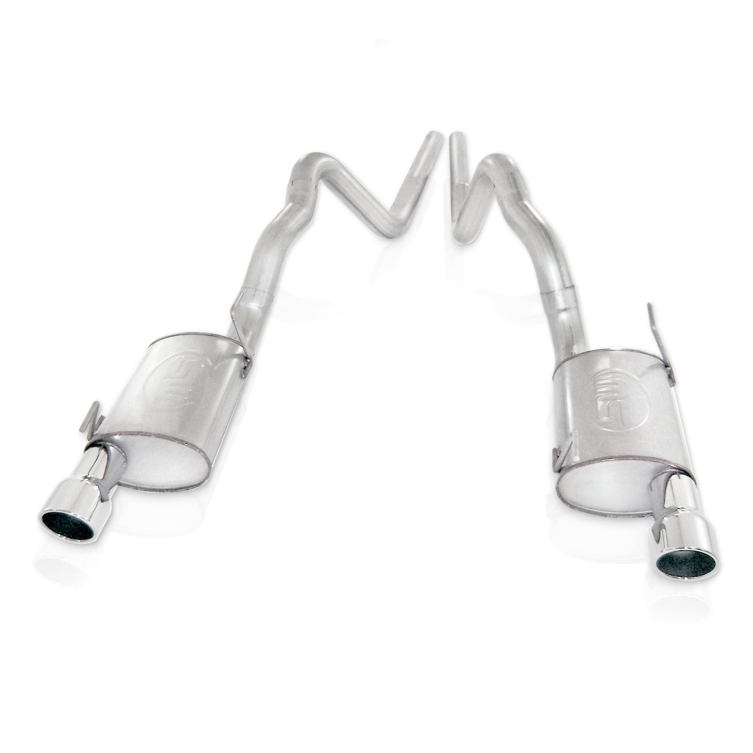 Stainless Works Catback Dual S-Tube Mufflers Factory Connect - SSTubes
