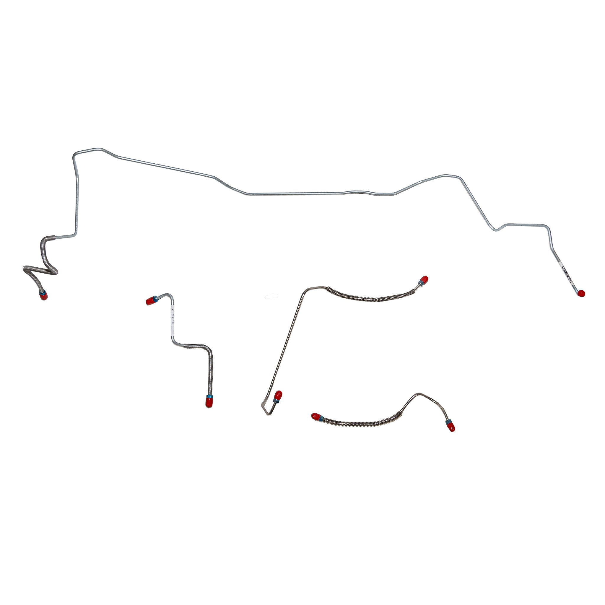 05-06 Nissan Altima, No Anti-Lock Brakes, Front Brake Line Set; Steel - SSTubes