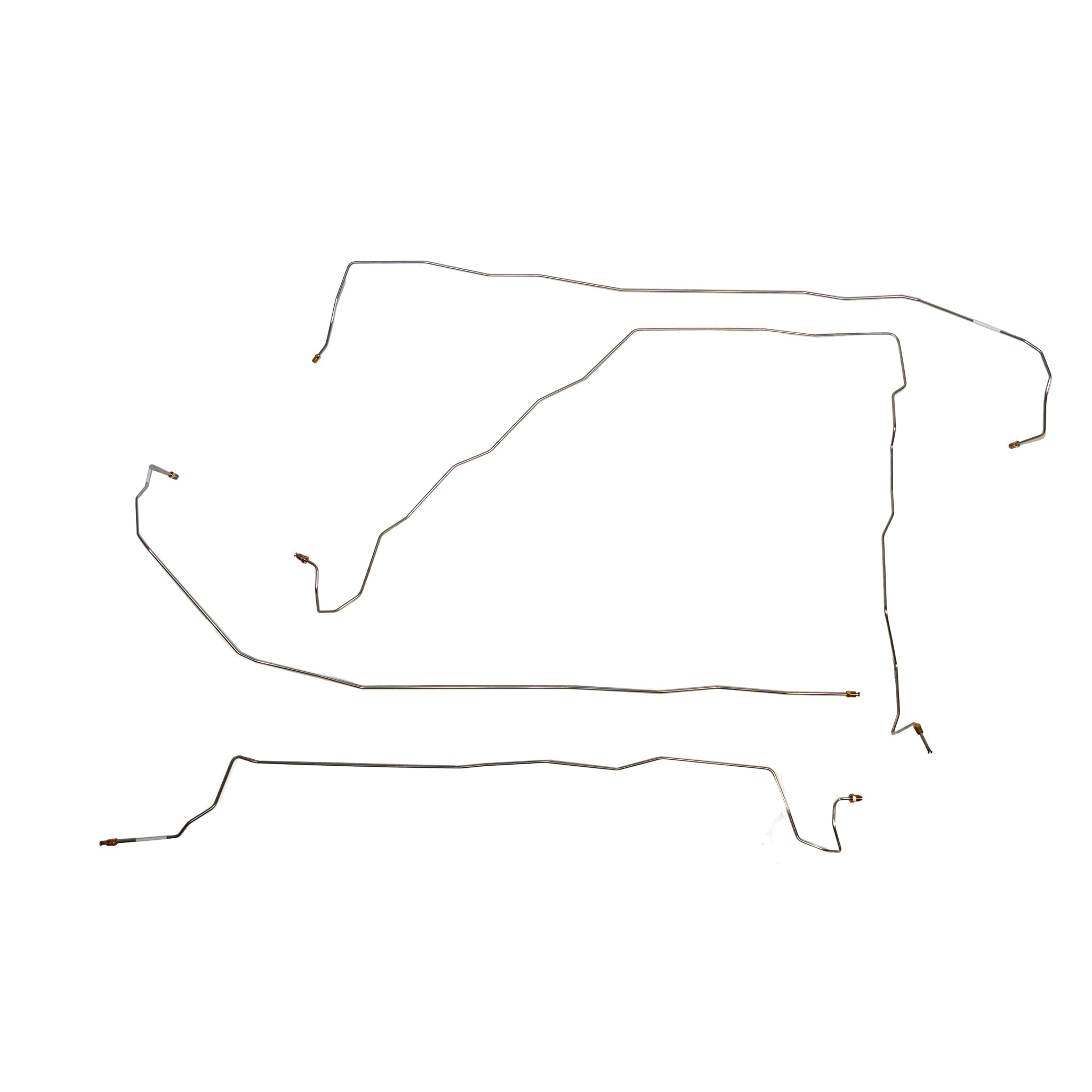 2001-05 Toyota Rav4, 2.0L, 2WD, Intermediate Lines; Stainless - SSTubes