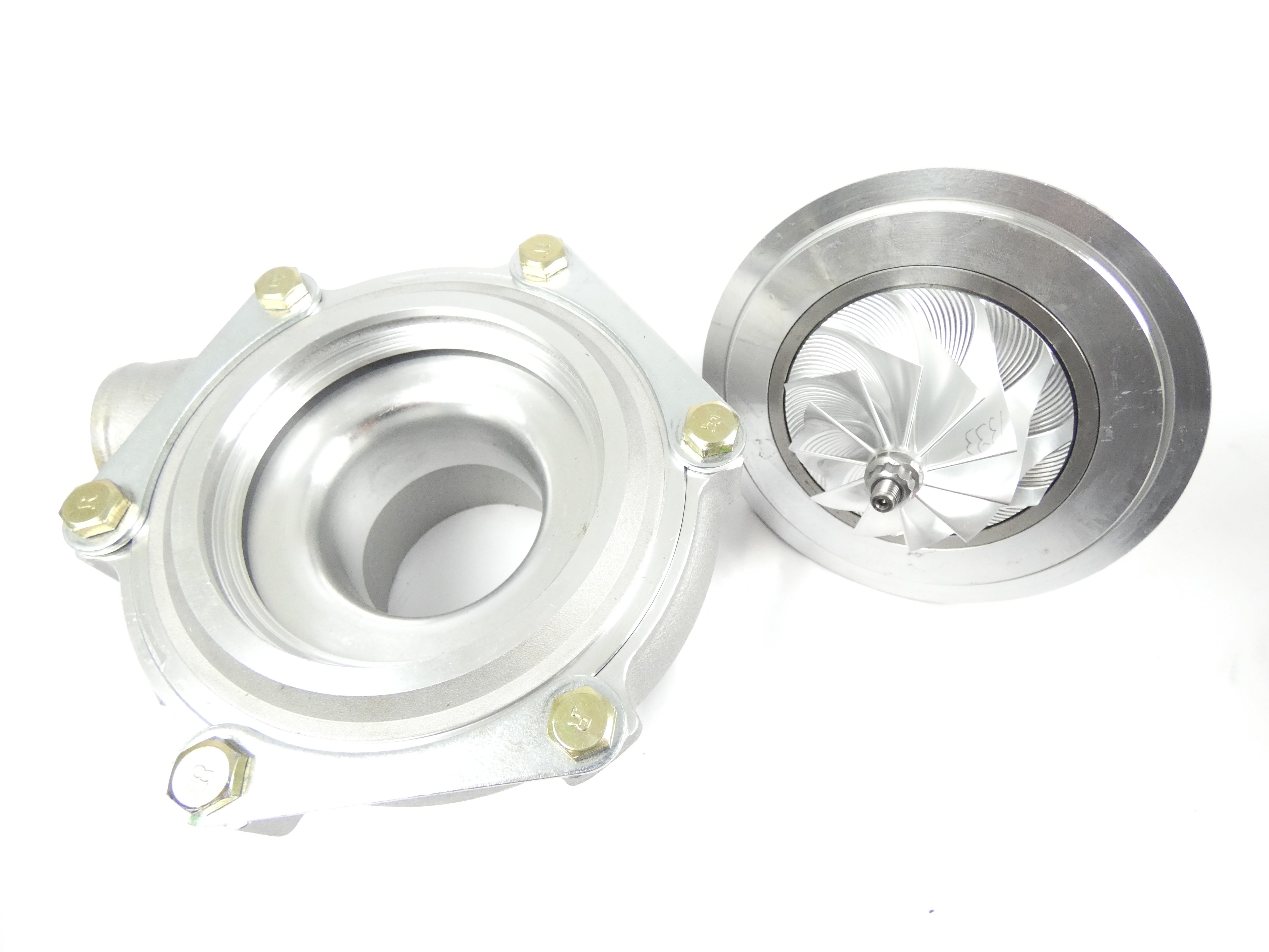 5555 GTX30 Billet Wheel T3 Turbocharger GTX3072- Ceramic Ball Bearing - SSTubes