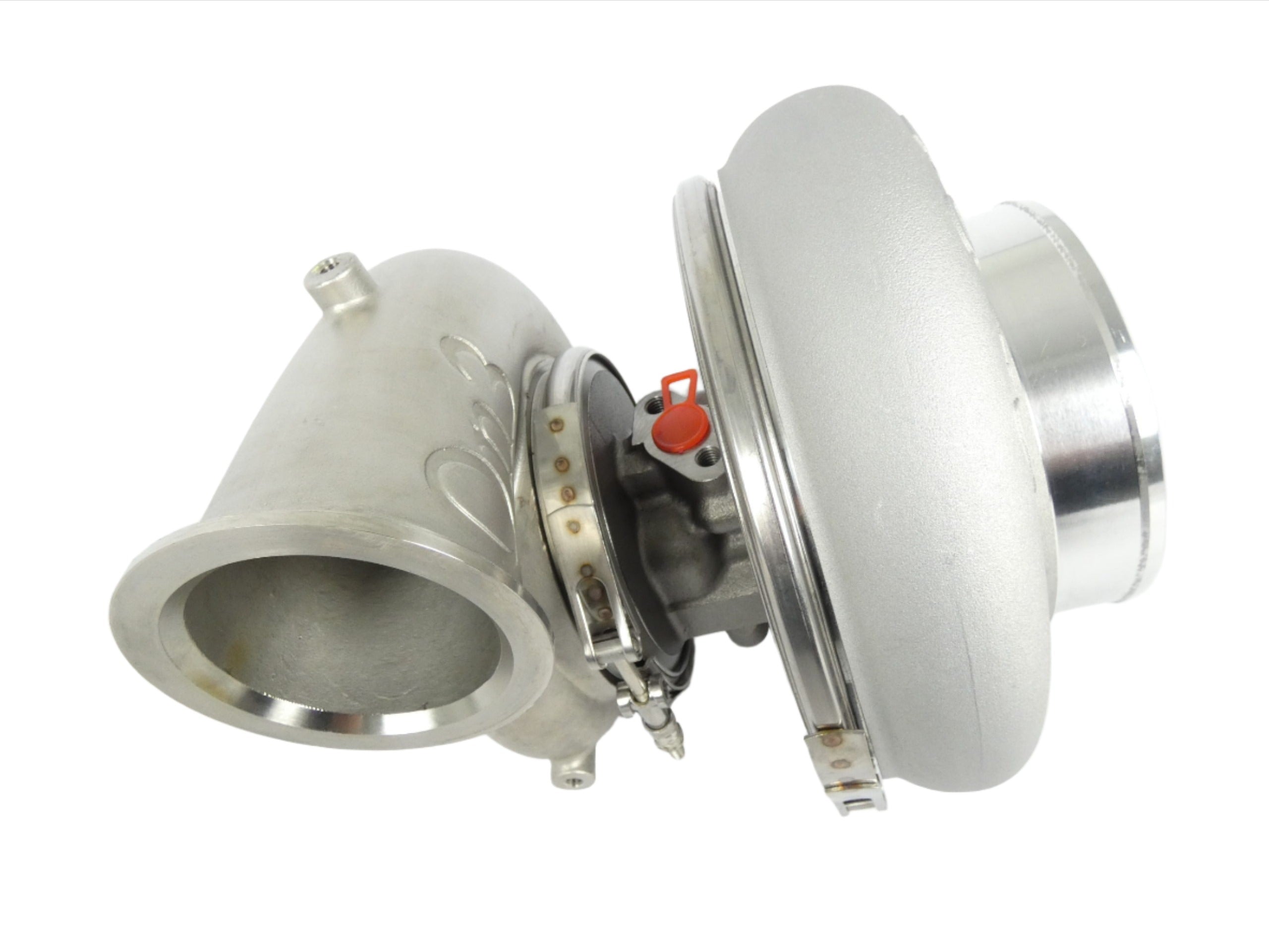 94mm CNC Billet Wheel Turbocharger T6 Stainless V-Band Exhaust Housing - SSTubes