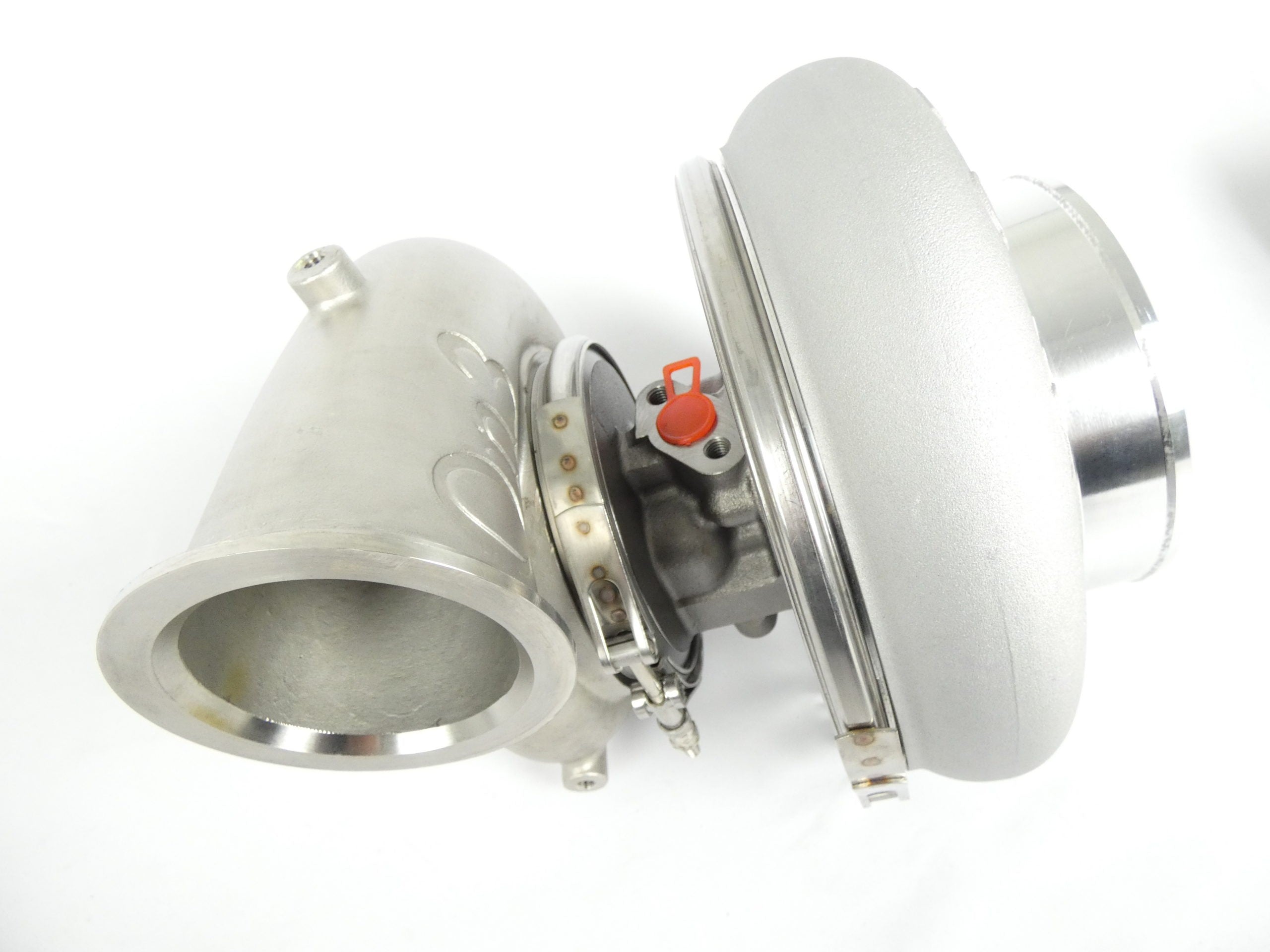 94mm Cast Aluminum Wheel Turbocharger T6 Stainless V-Band Exhaust Housing - SSTubes