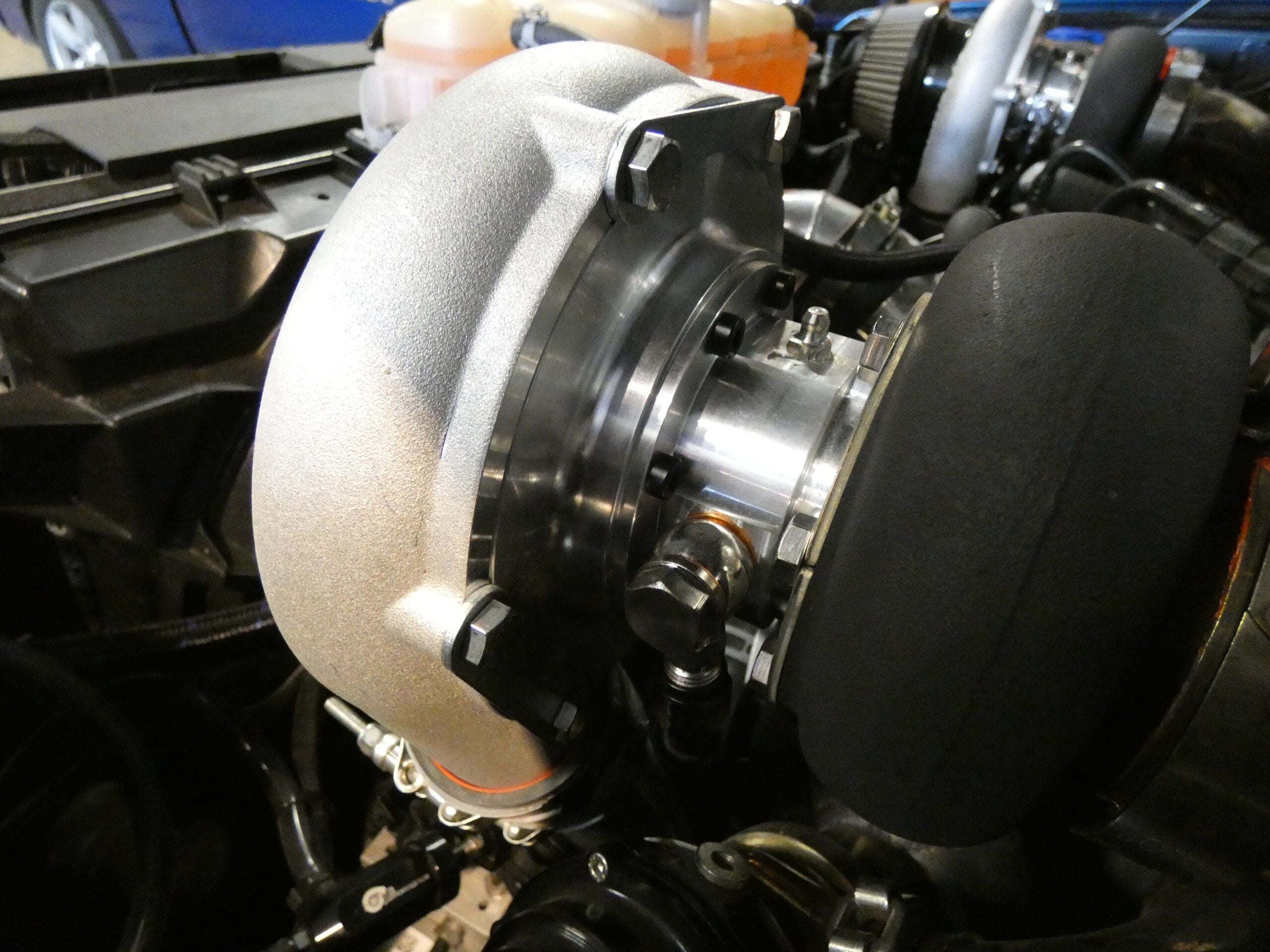 6766x Turbocharger -*Oil-Less* T4 V-Band Billet Wheel / Dual Ceramic Ball Bearing - SSTubes