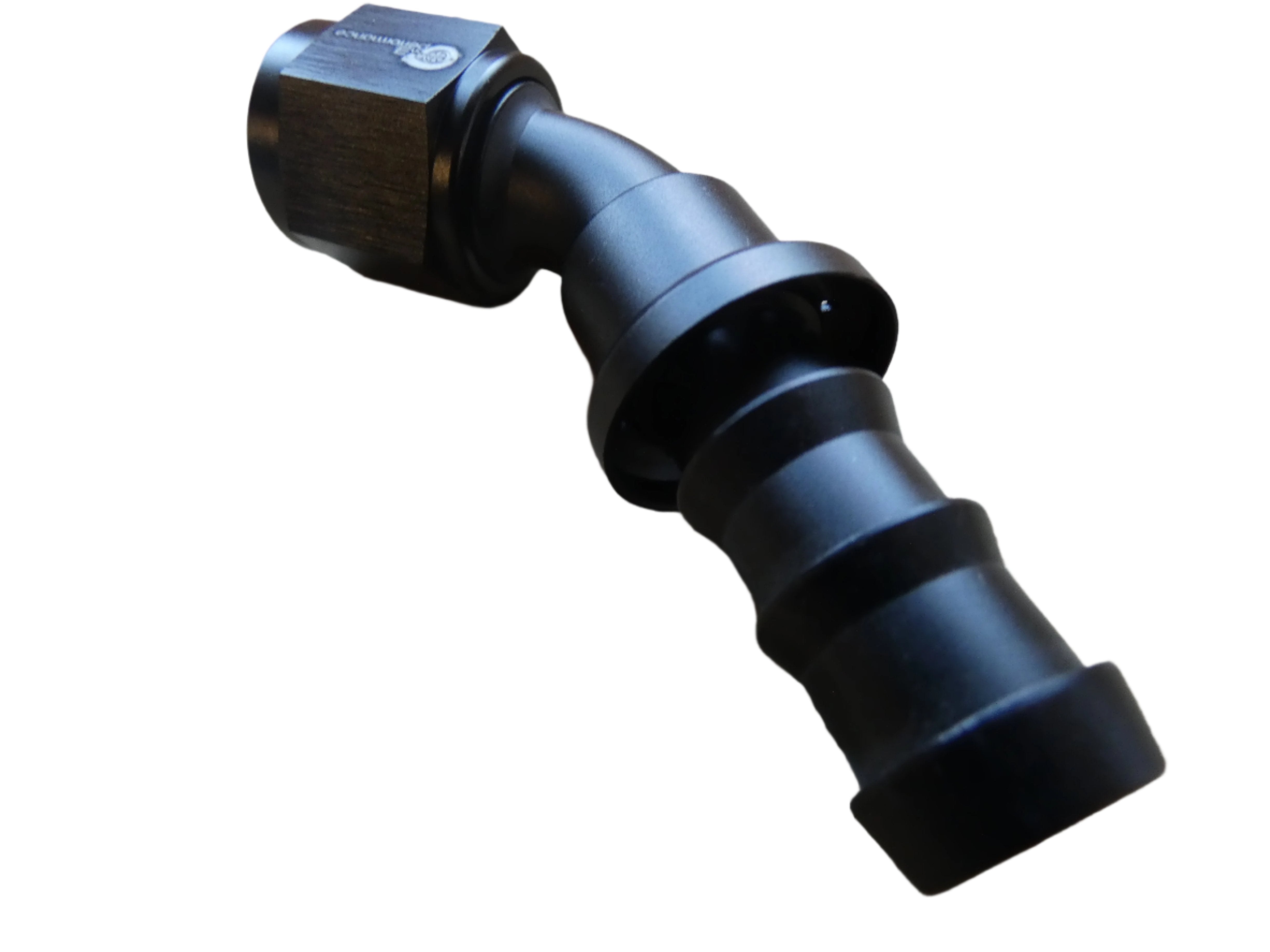 10an 45° Pushloc Hose End- Black - SSTubes