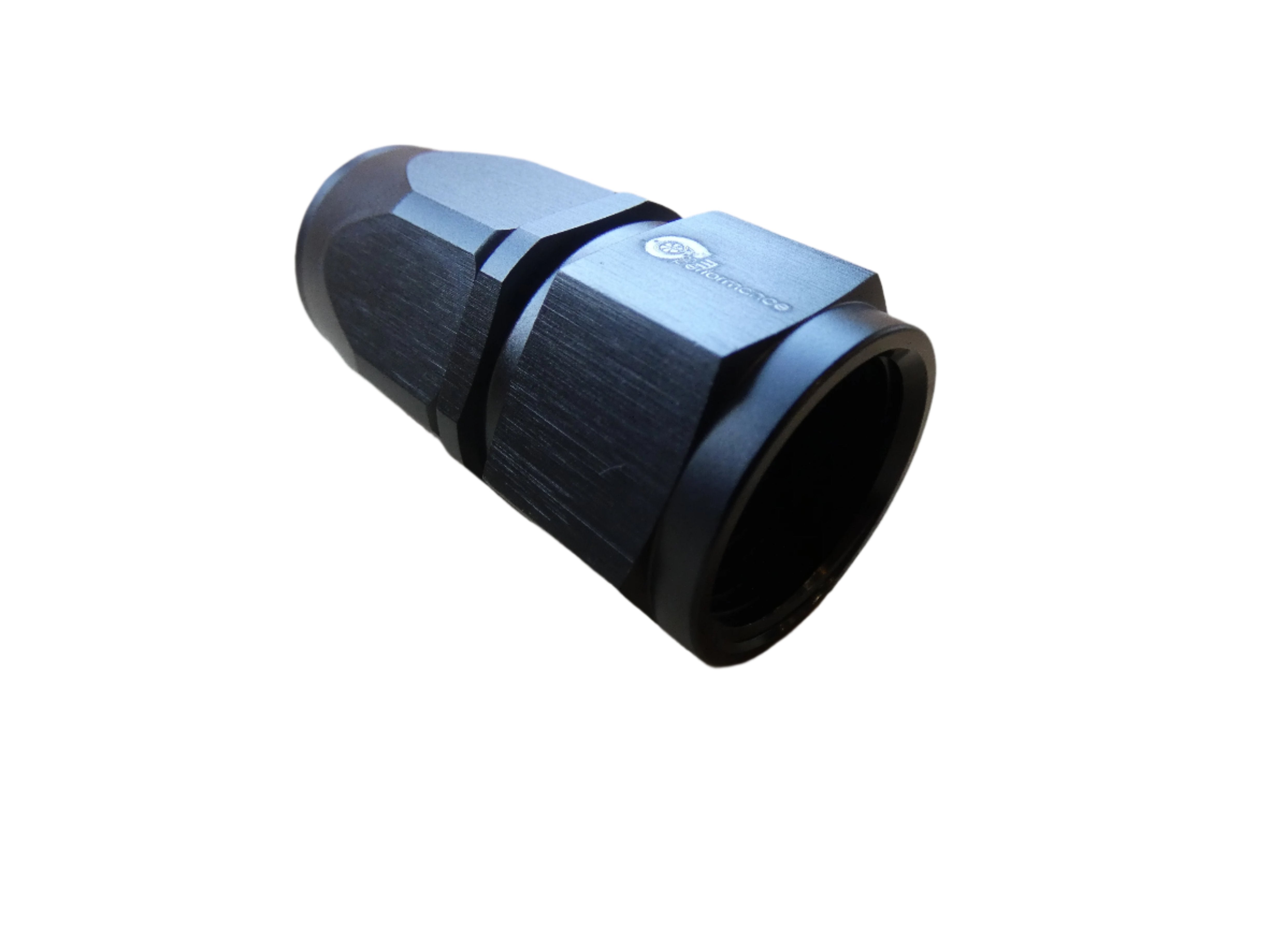 12an Straight Hose End- Black - SSTubes