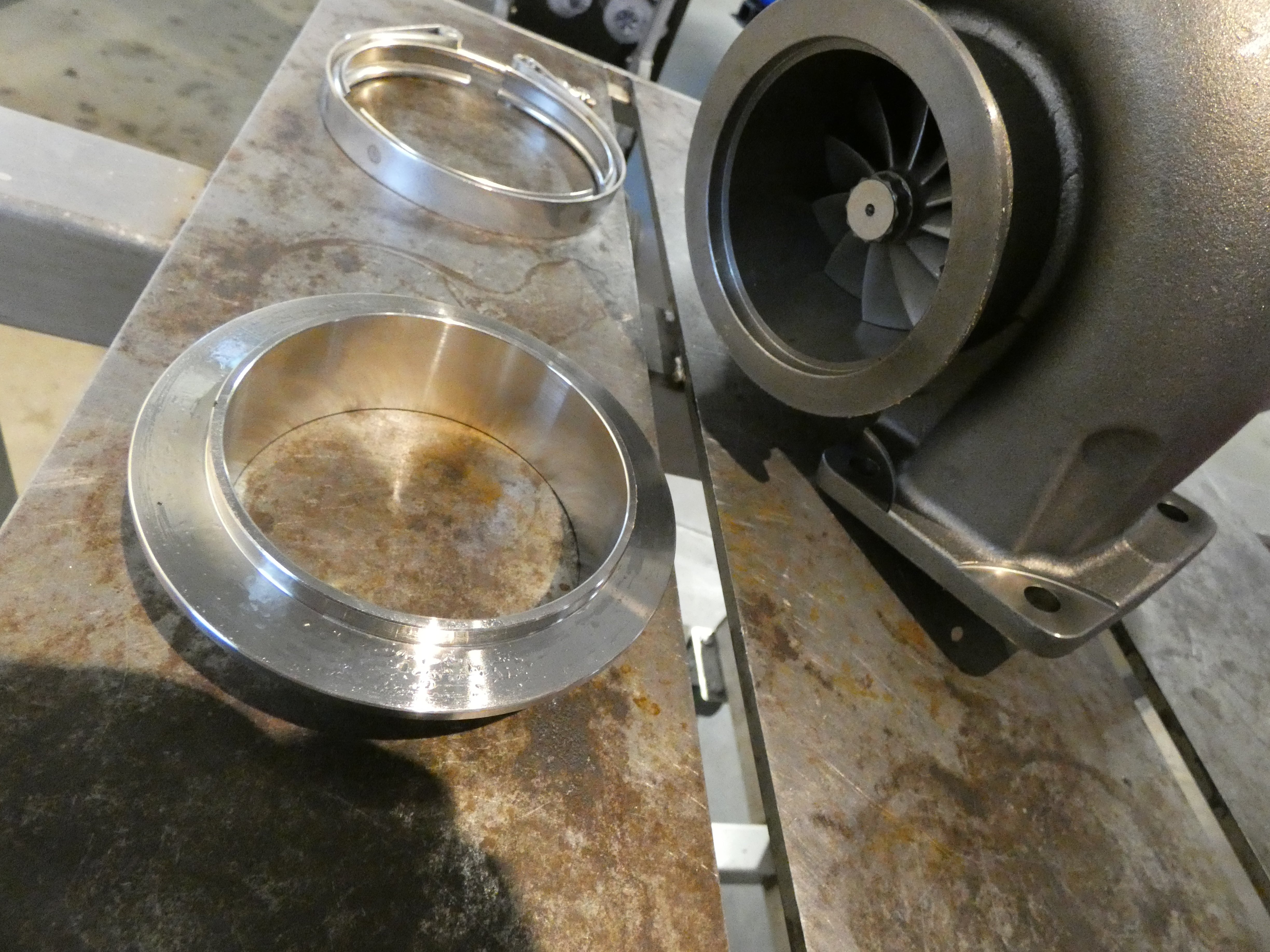 8685 Gen 2 T4 Divided- Dual Ball Bearing- Billet Wheel Turbocharger - SSTubes