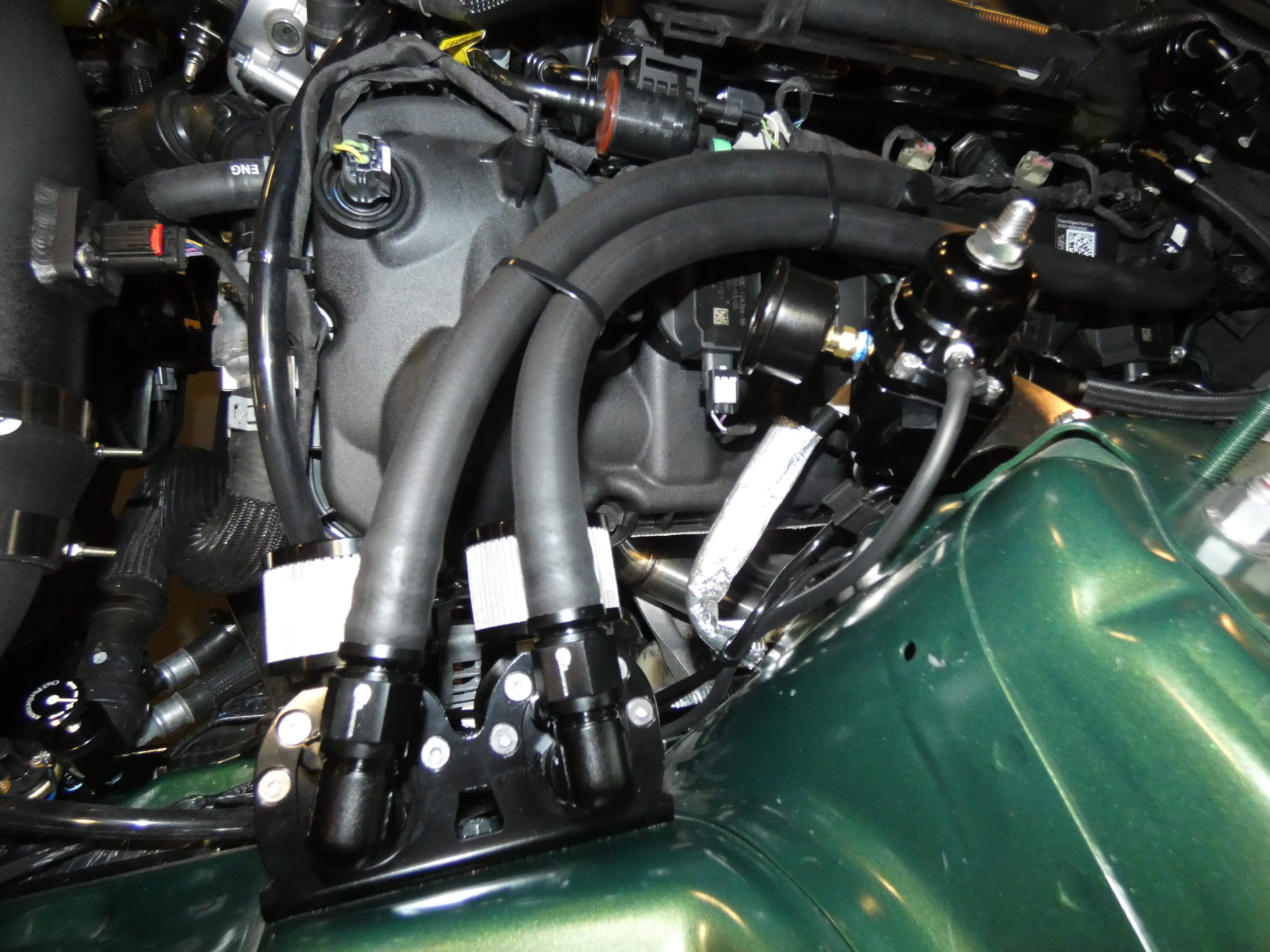 (2015 - 2023) Mustang GT Mid Mount Catch Can Kit - SSTubes