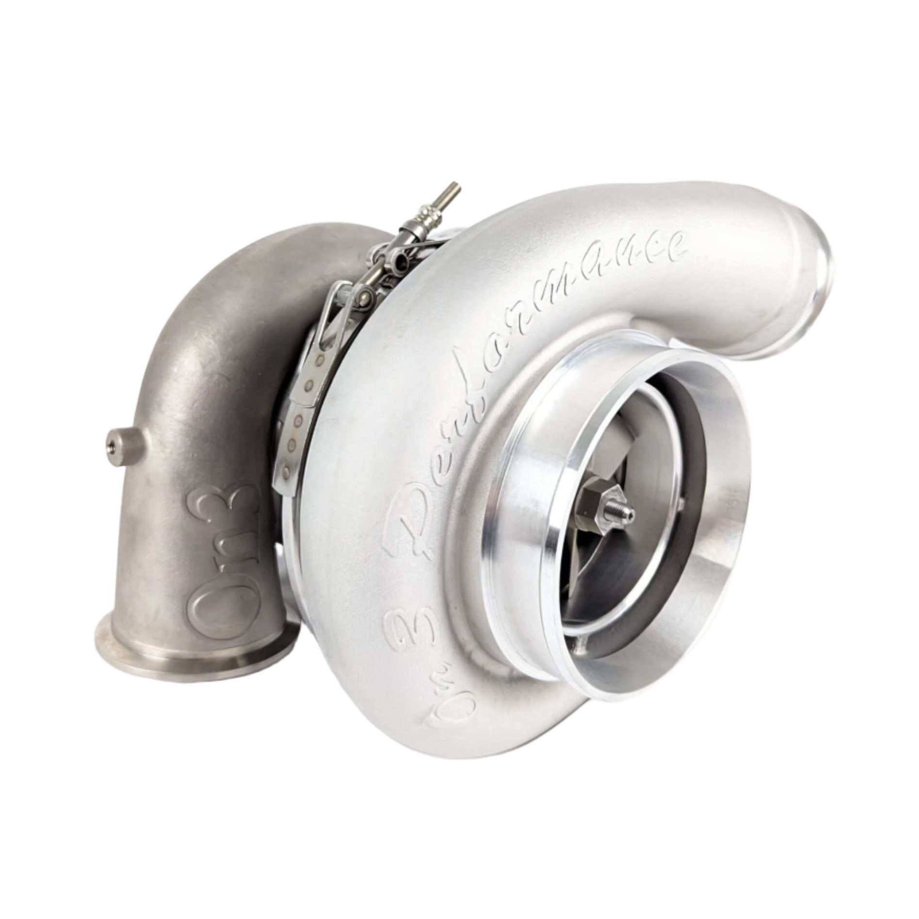 107mm Cast Aluminum Wheel Turbocharger T6 Stainless V-Band Exhaust Housing - SSTubes