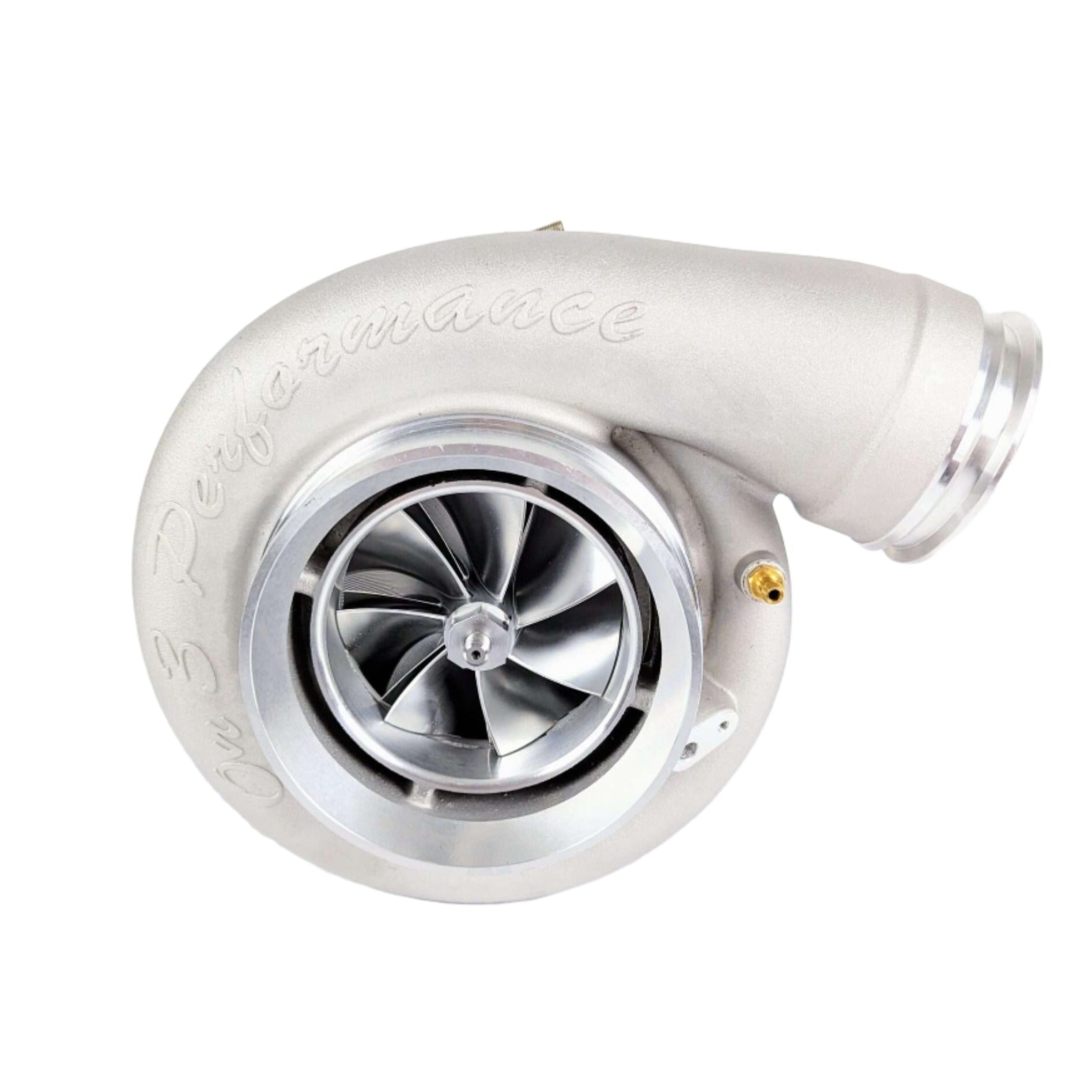 107mm CNC Billet Wheel Turbocharger T6 Stainless V-Band Exhaust Housing - SSTubes