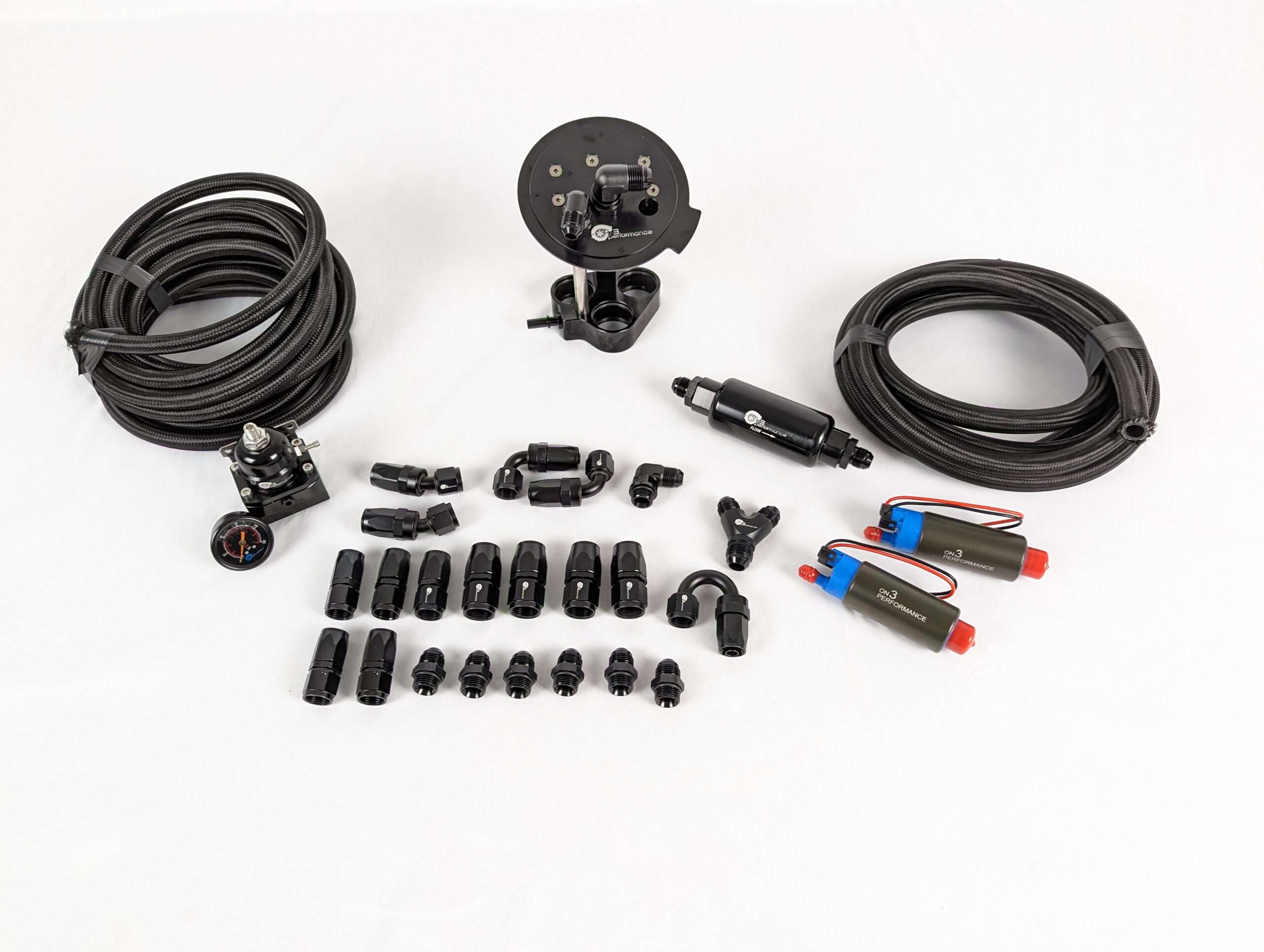 (2011-2014) On 3 Performance Complete Mustang GT 5.0 4v Coyote Fuel System - SSTubes