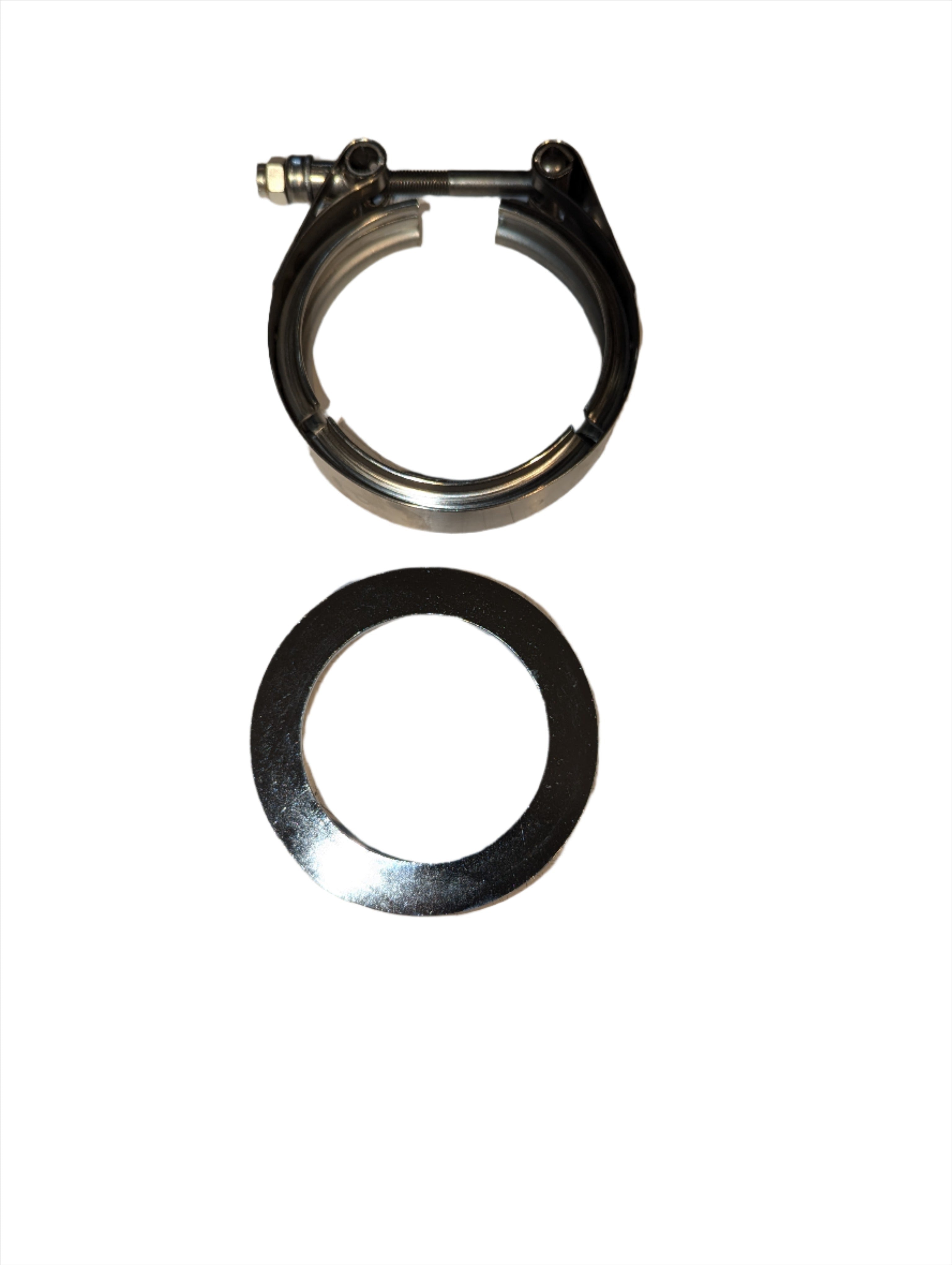 S400 80mm or 86mm T6 Turbo Exhaust Housing Inlet Flange / Clamp Kit - SSTubes