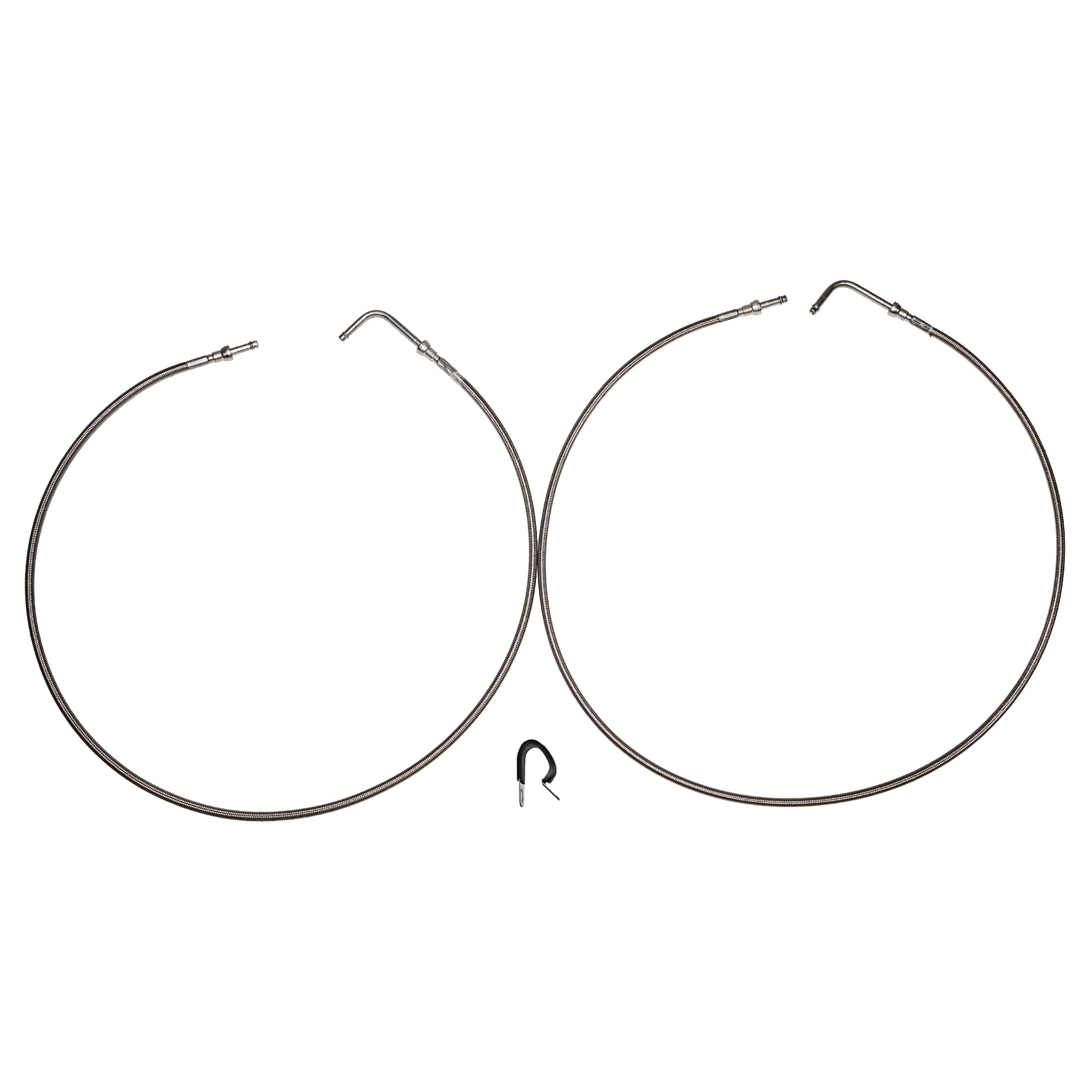 1999-07 Silverado 1500 4.3L V6/5.3L V8, 2wd/4wd, Quick Fix Transmission Set; Braided Stainless - SSTubes