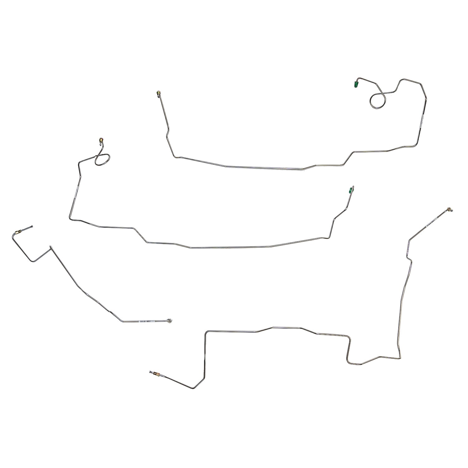 RKT0310SS - 2003-10 Dodge Viper, Front Brake Kit; Stainless - SSTubes