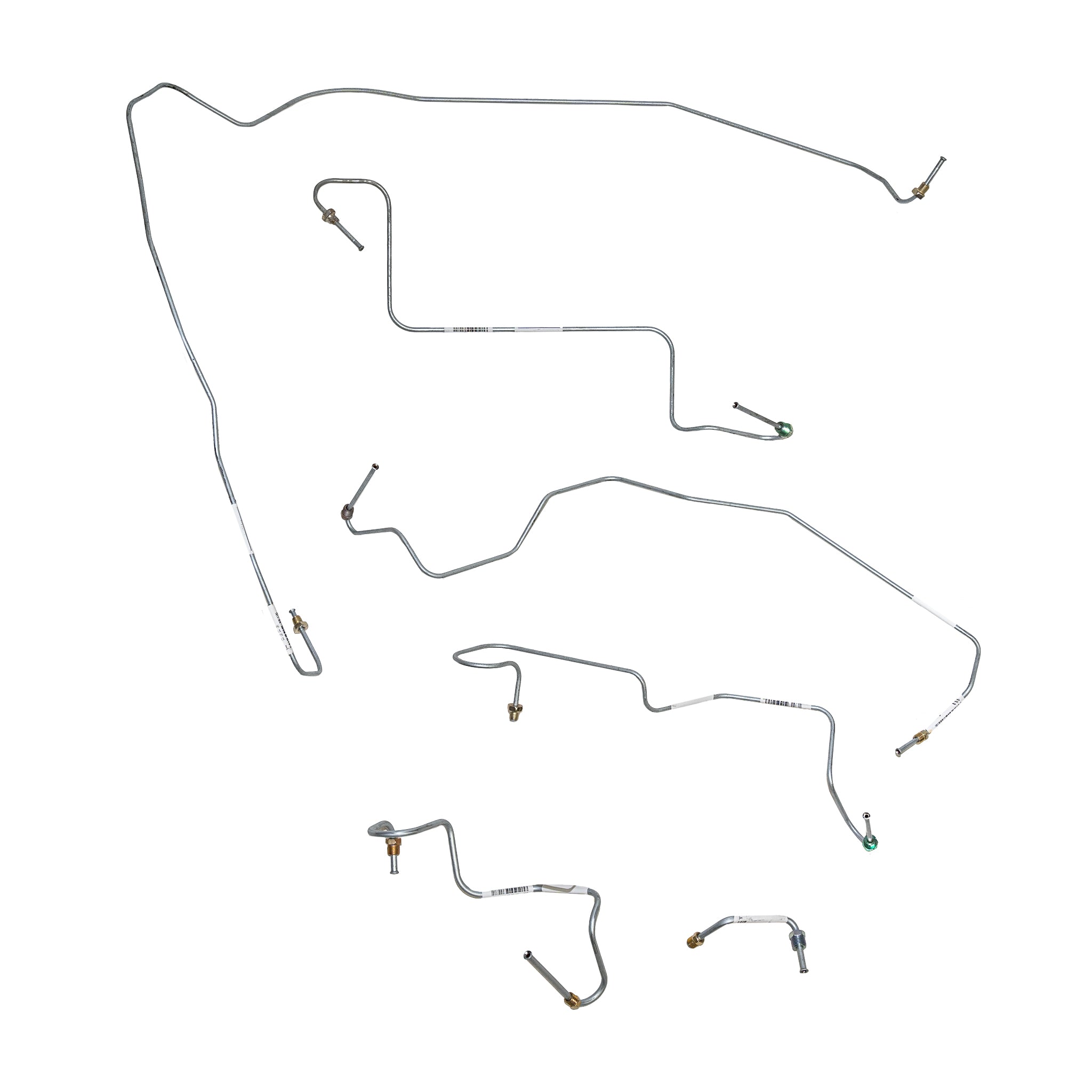 TKT9401OM - 1991-94 Chevy Suburban w/ 2WD, 5.7L engine, Throttle Body Fuel Injection; Intermediate Brake Line Kit; Steel - SSTubes