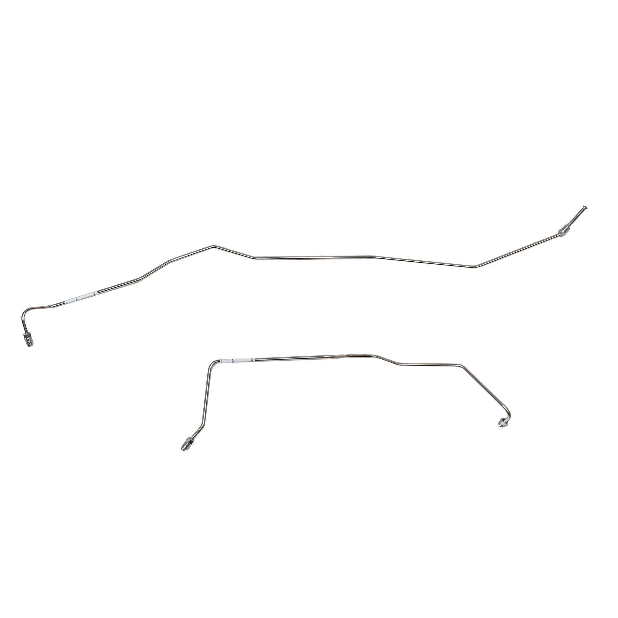 08-12 GM 3500HD Cab & Chassis Dually Rear Axle Brake Lines; Stainless - SSTubes