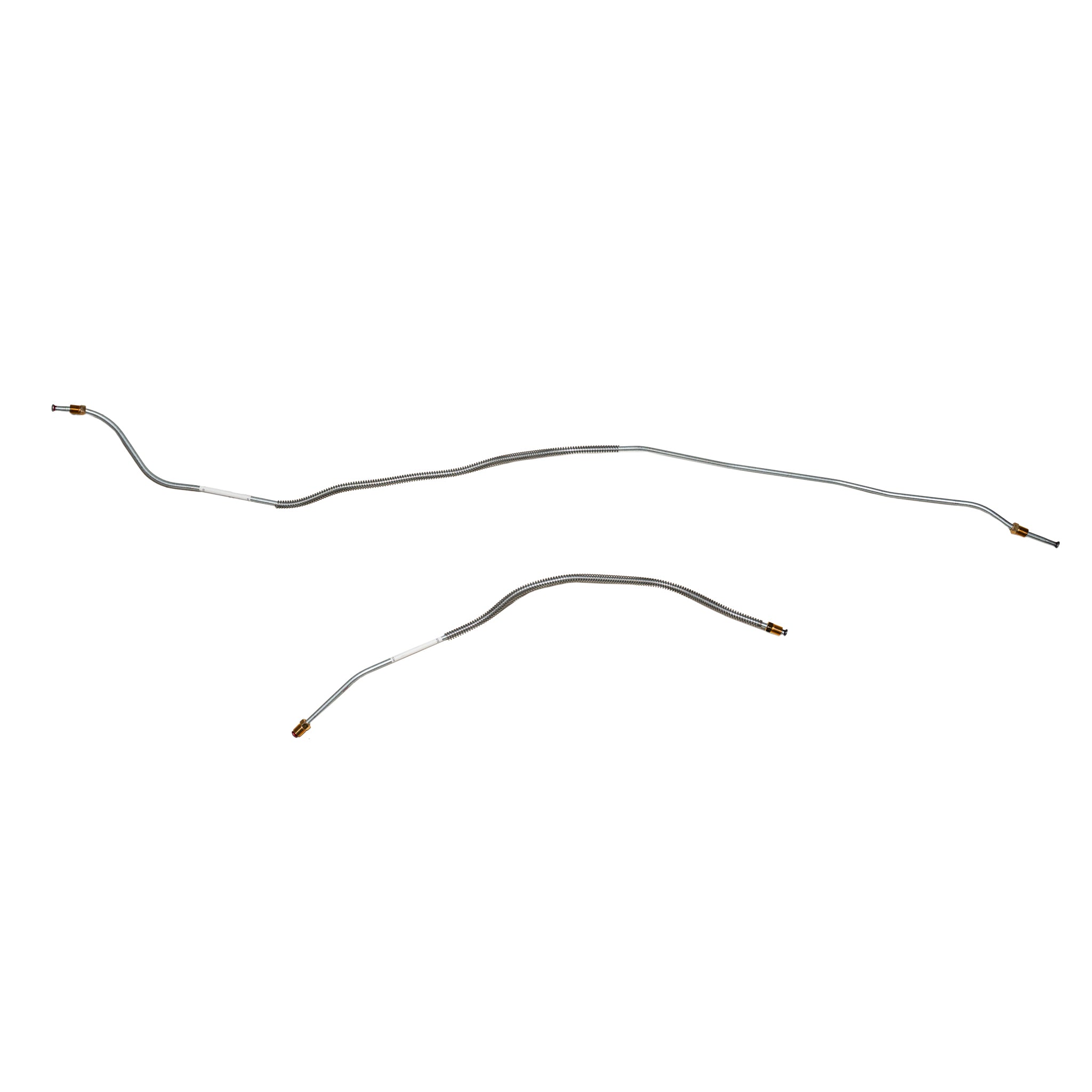 TRA4841SS- 48-52' Ford F1 Pickup; Rear Axle Brake Lines, 2pcs; Stainless - SSTubes