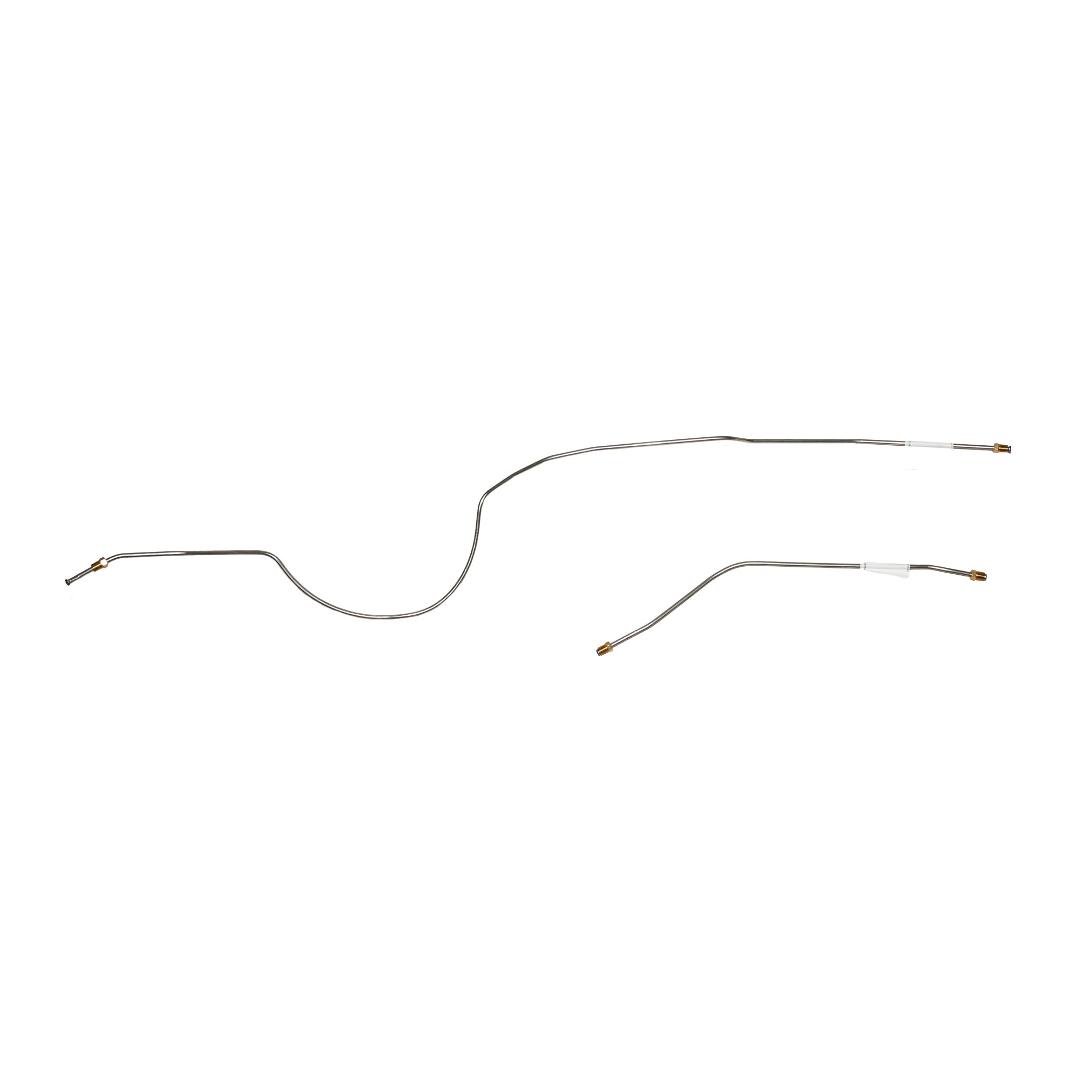 TRA5741OM- 57-60' Ford F1 Pickup; 2pc Rear Axle Brake Lines; Steel - SSTubes