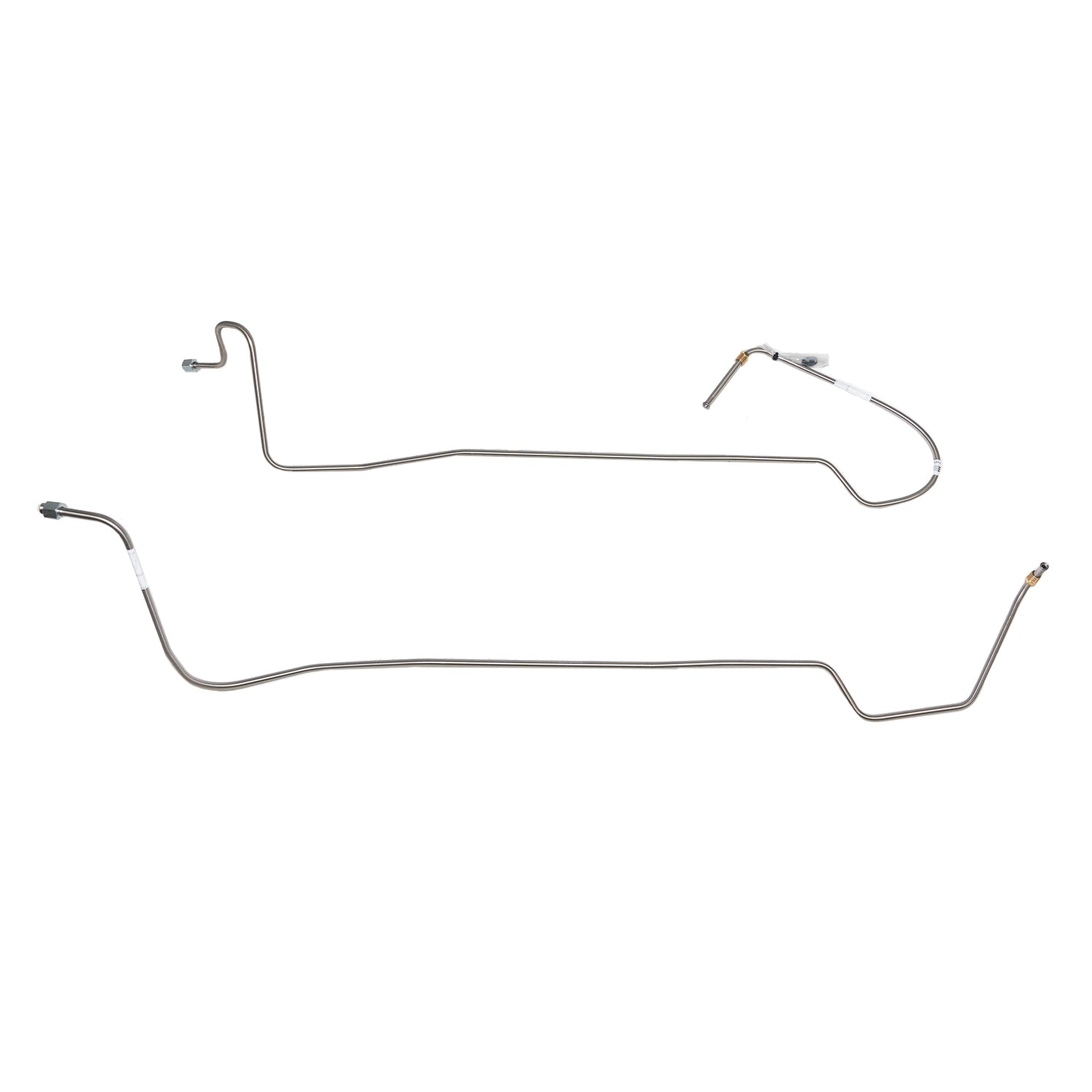 ZTC6702SS- 67-70 Ford Mustang & Mercury Cougar, 8cyl C4 Transmission Cooler Line, 2pc Set; Stainless - SSTubes
