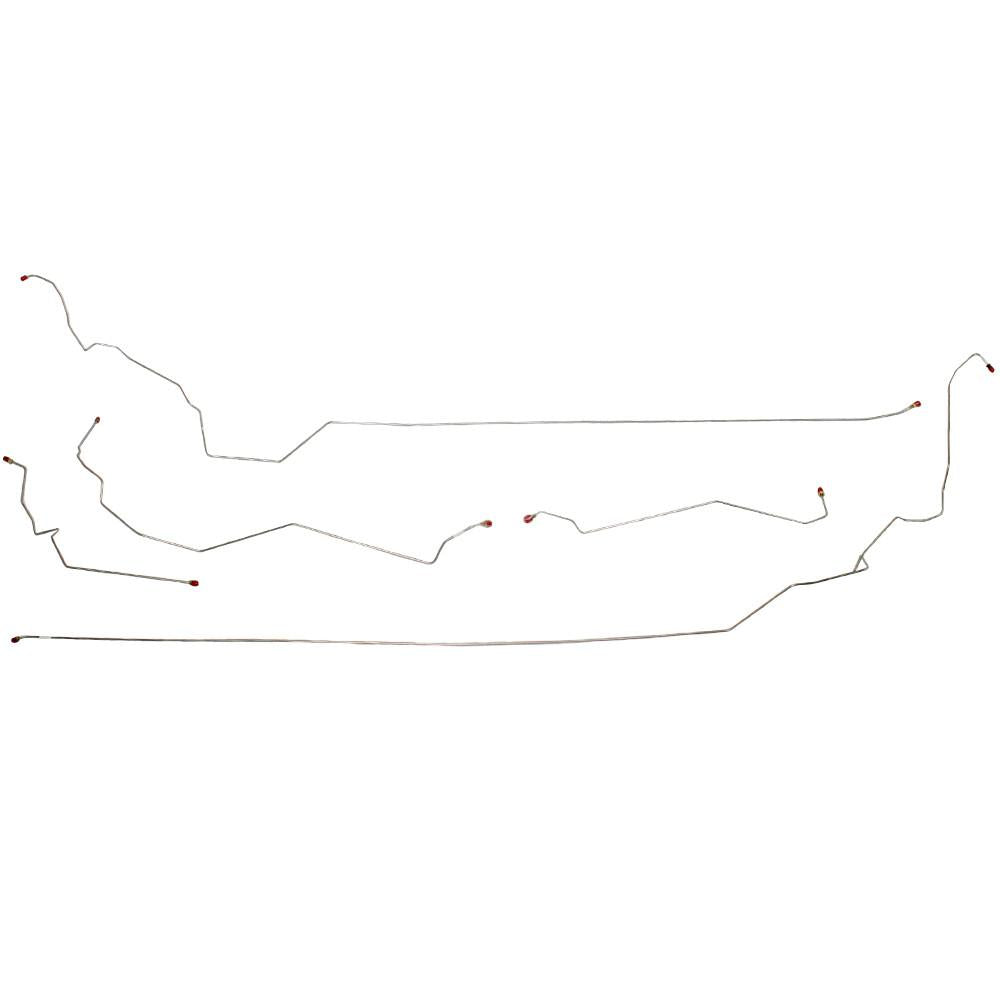 AIN0003SS- 99-05 Buick Century with ABS and Traction Control, Intermediate Brake Line Kit; Stainless - SSTubes