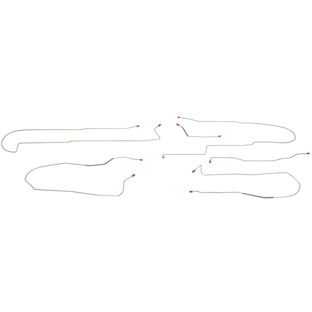 AIN0103SS- 01-03 Aurora, 00-05 LeSabre AWABS, 4w Disc; Intermediate Brake Line Kit; Stainless - SSTubes