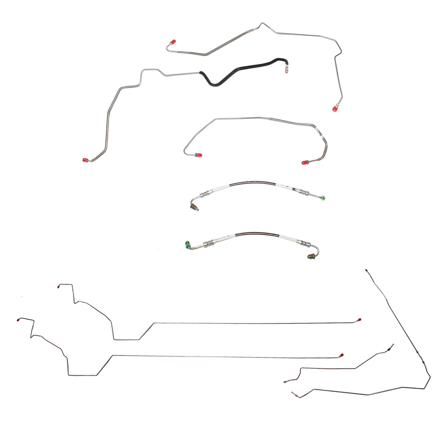 CBK0109OM- 00-07 Monte Carlo, 4WABS; Complete Brake Line Kit; Steel - SSTubes