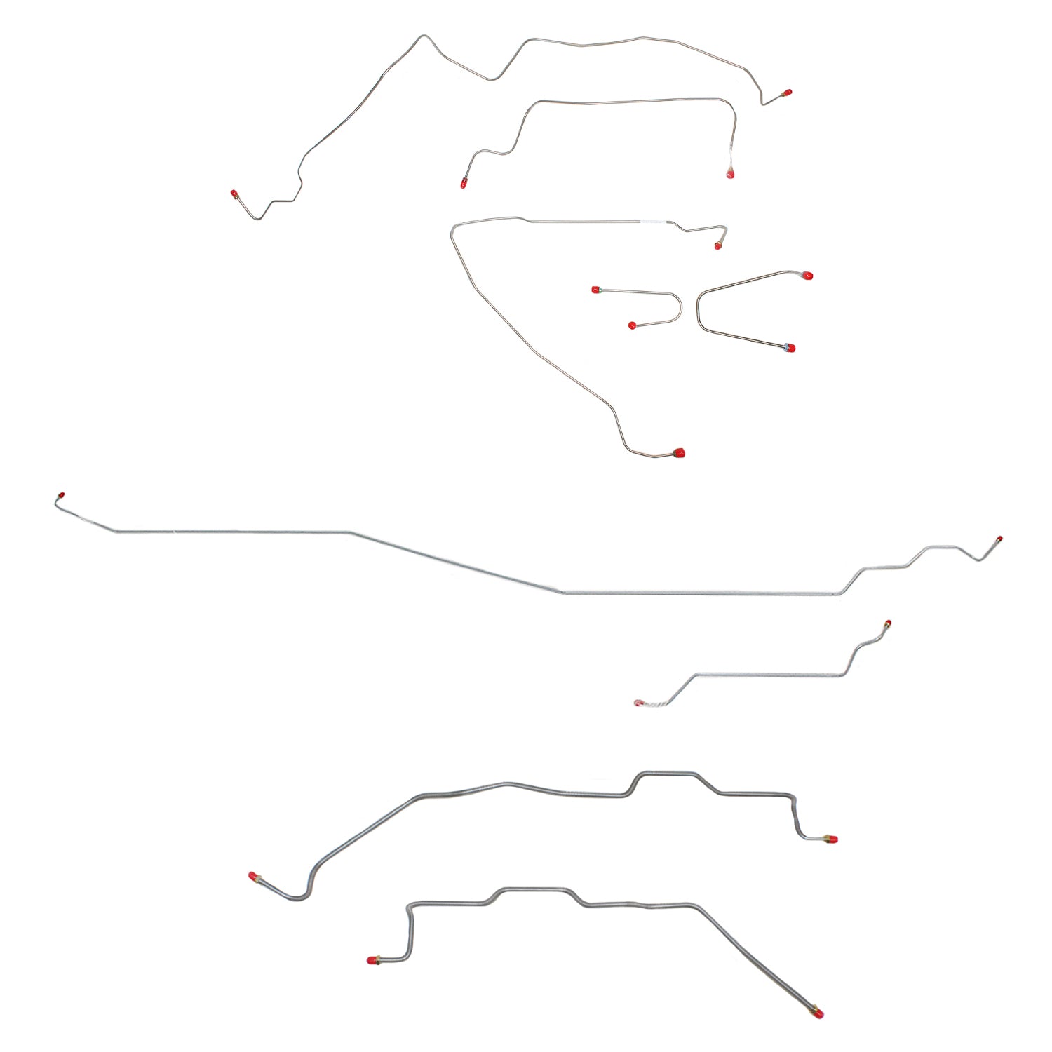CBK0348SS- 1995-00 GM 2500/3500 Truck, 2WD, Regular Cab w/ Short Bed, non-Dually Axle; Stainless - SSTubes