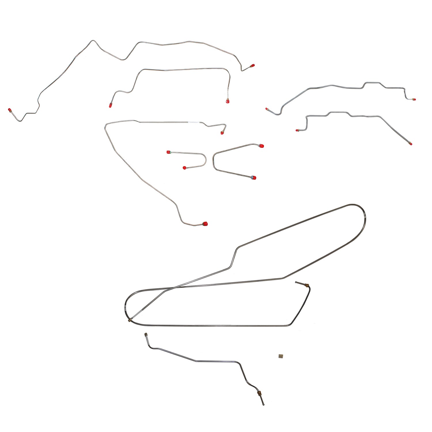 CBK0349SS- 1995-00 GM 2500/3500 Truck, 2WD, Regular Cab w/ Long Bed, non-Dually Axle; Stainless - SSTubes